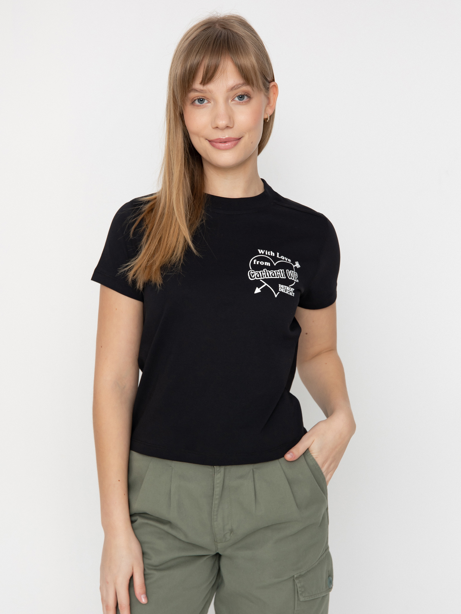 T-shirt Carhartt WIP Delicacy Wmn (black/white)