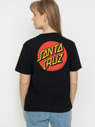 T-shirt Santa Cruz Classic Dot Chest Wmn (black)