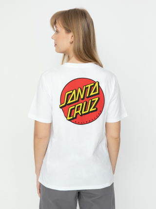 T-shirt Santa Cruz Classic Dot Chest Wmn (white)