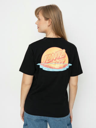 T-shirt Santa Cruz Sunrise Dot Wmn (black)