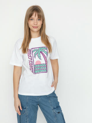 T-shirt Santa Cruz Palm Strip Wmn (white)