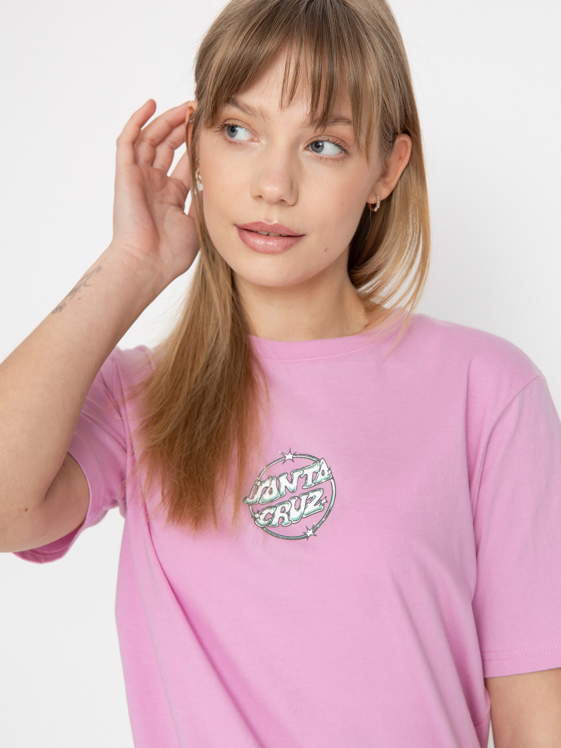 T-shirt Santa Cruz Glint Wmn (fondant pink)