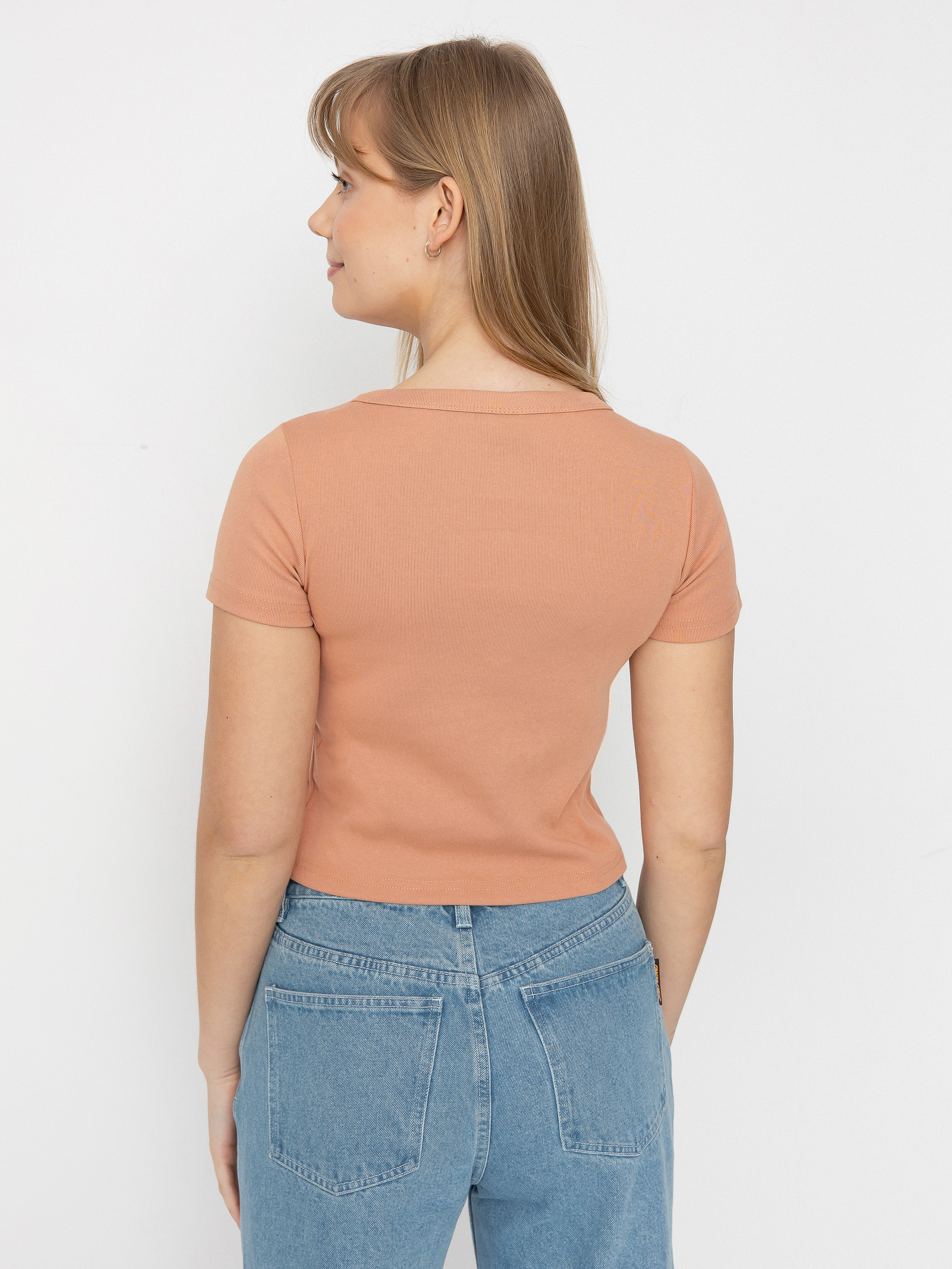 T-shirt Santa Cruz Dressen Rose Crew Two Front Wmn (clay)