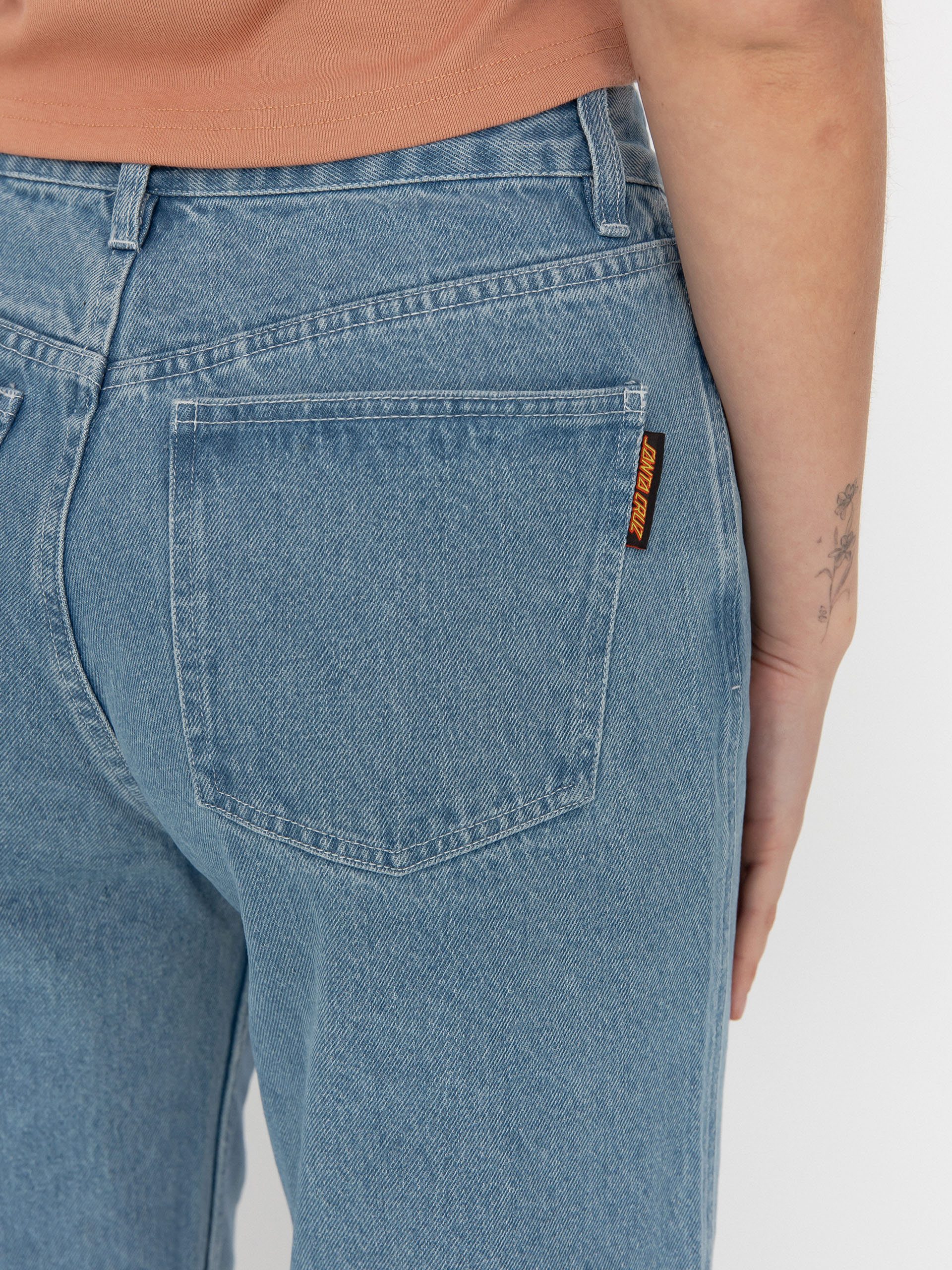 Spodnie Santa Cruz Classic Baggy Jeans Wmn (bleach blue)