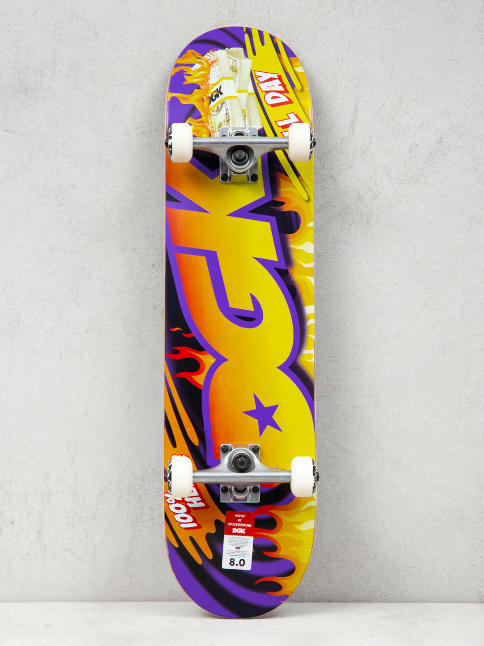 Deskorolka DGK Street Heat (purple/yellow)