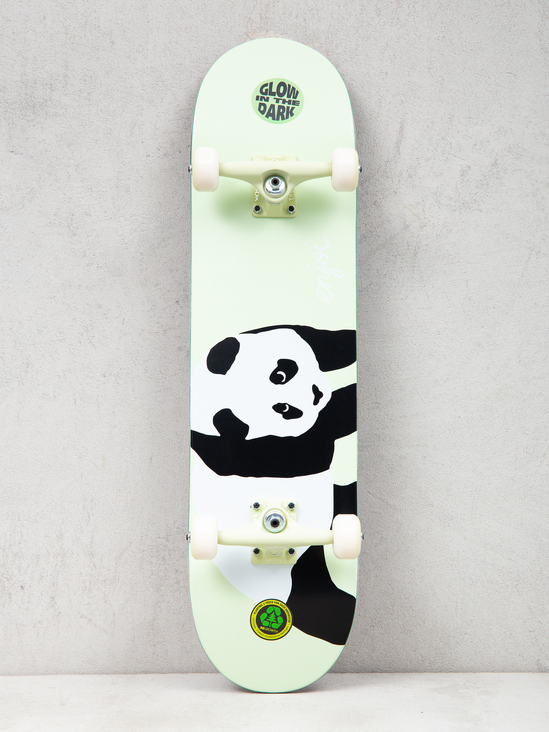 Deskorolka Enjoi Glow Panda Premium (light green)