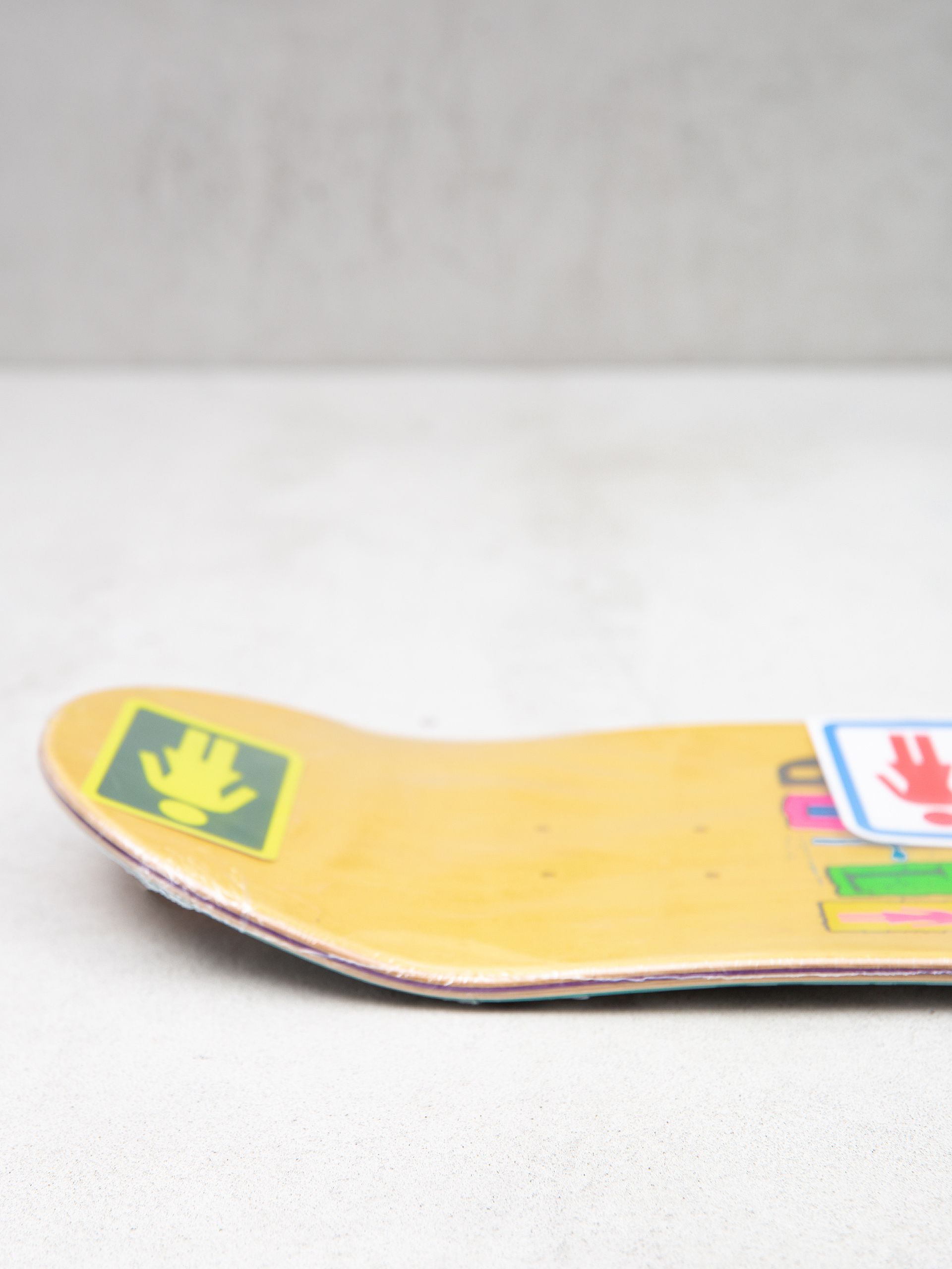 Deck Girl Skateboard Geering Out To Lunch (teal)