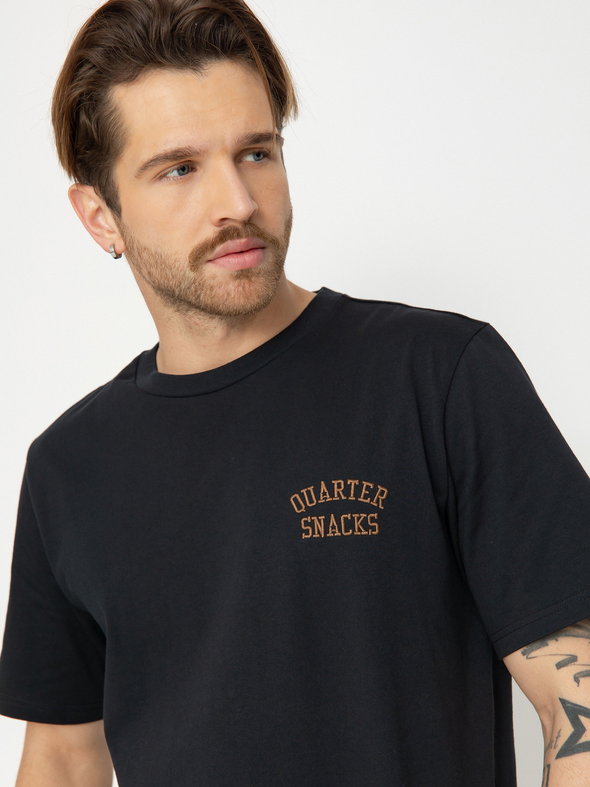 T-shirt Converse Quartersnacks (black)
