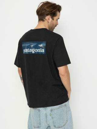 T-shirt Patagonia Boardshort Logo Pocket Responsibili (ink black)