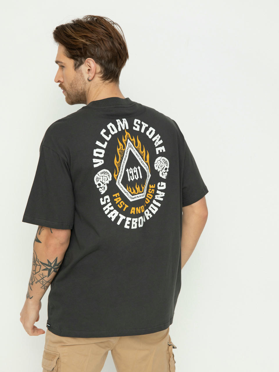 T-shirt Volcom Skate Vitals Fast N Loose (stealth)