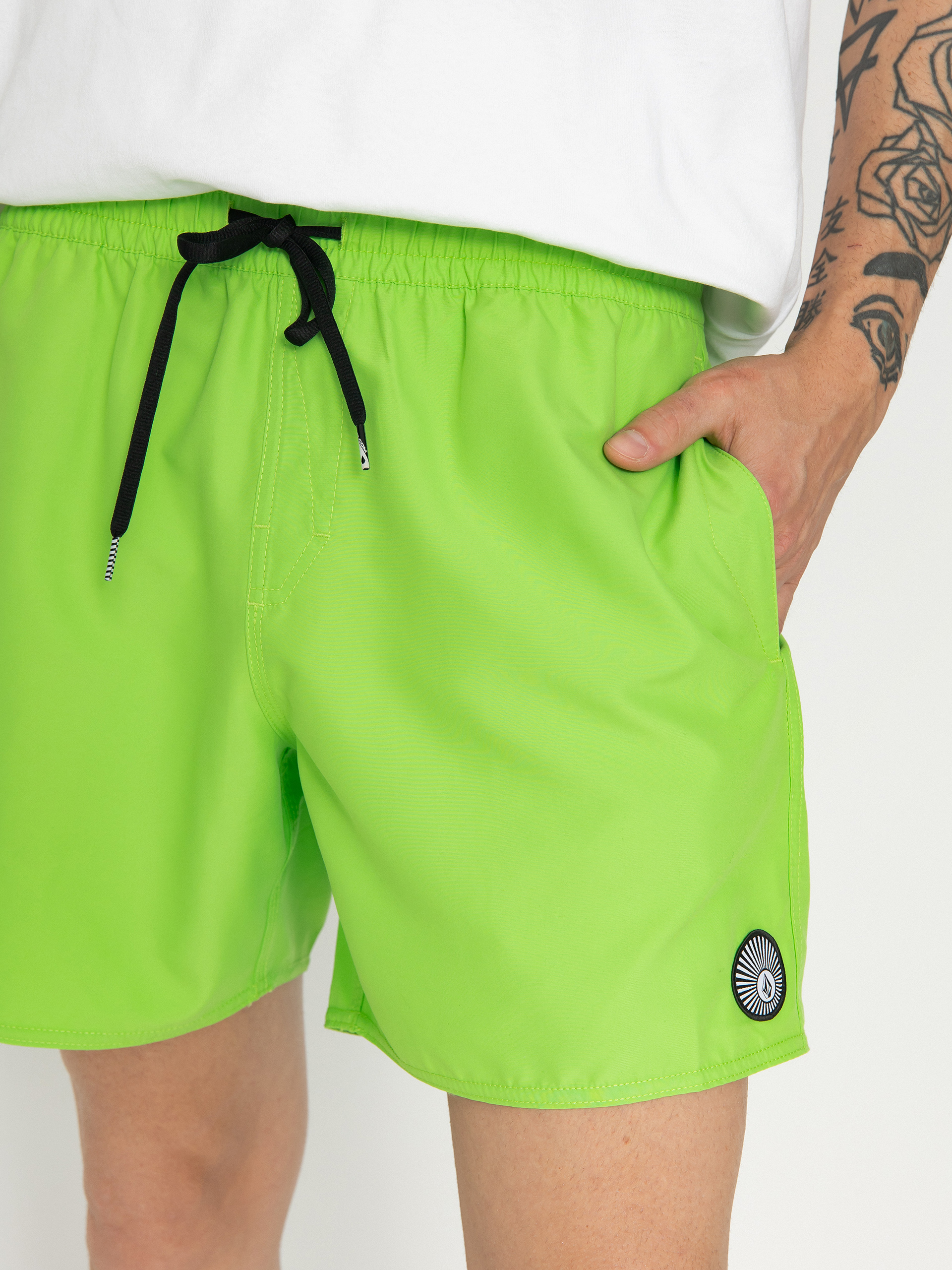 Szorty Volcom Lido Solid 16 (electric green)