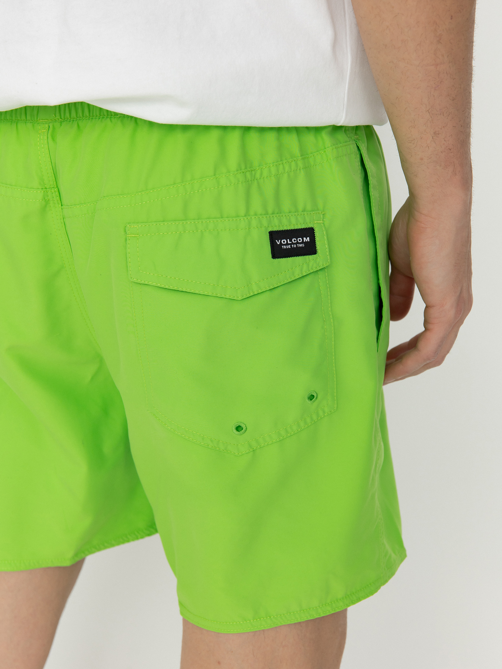 Szorty Volcom Lido Solid 16 (electric green)