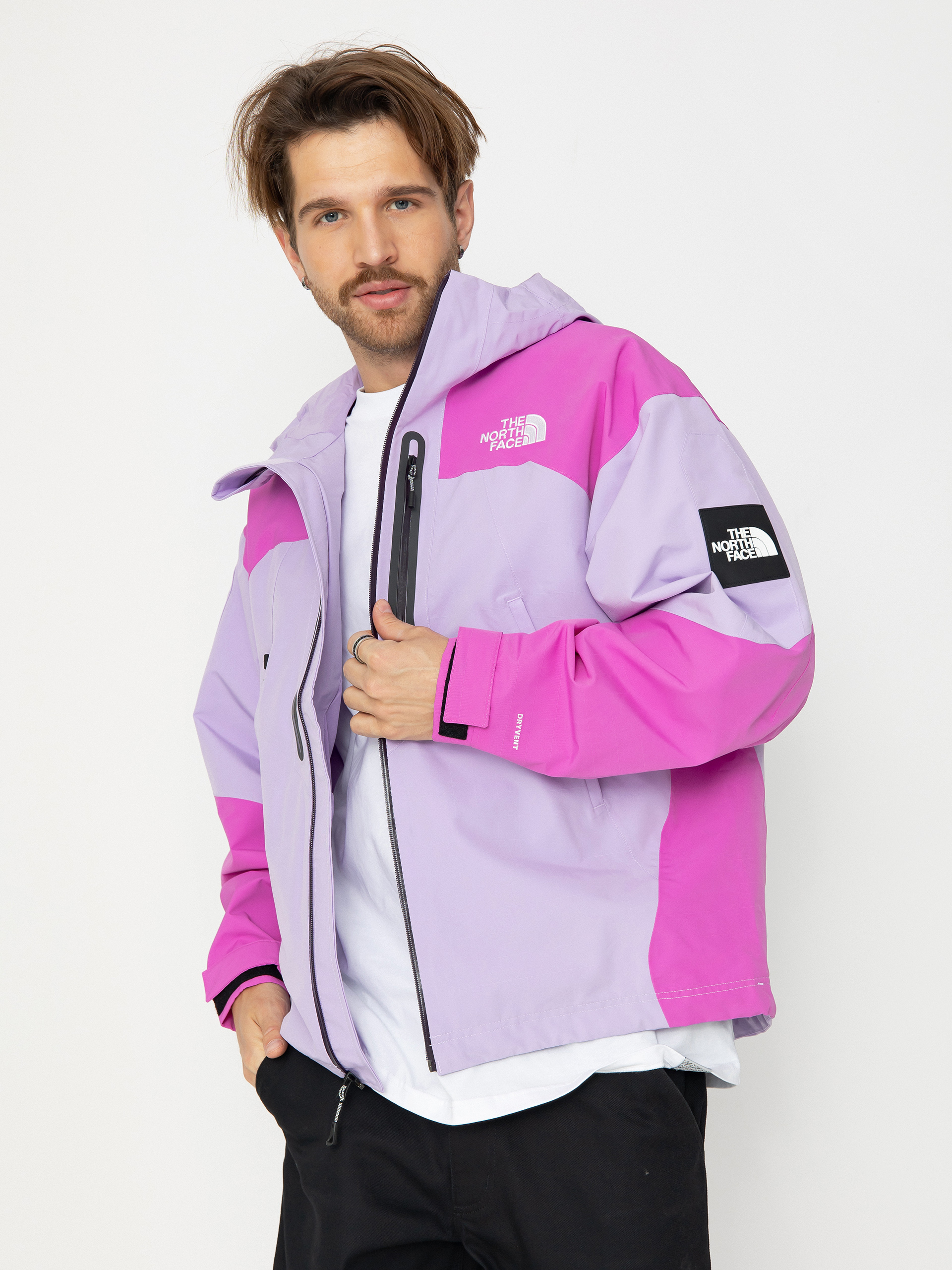 Kurtka The North Face Transverse 2L Dryvent - fioletowy