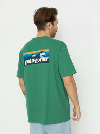 T-shirt Patagonia Boardshort Logo Pocket Responsibili (gather green)