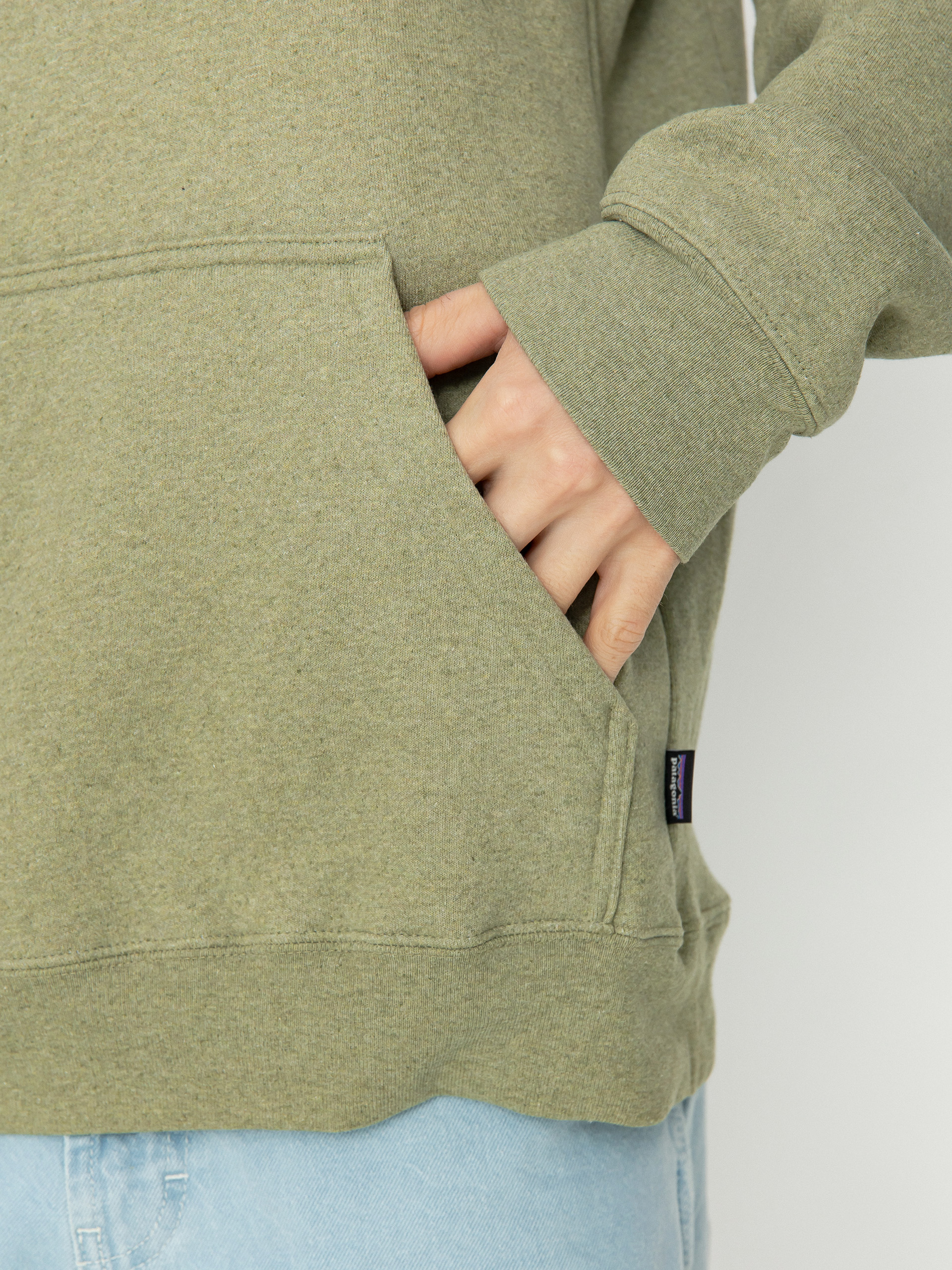 Bluza z kapturem Patagonia P-6 Logo Uprisal HD (buckhorn green)