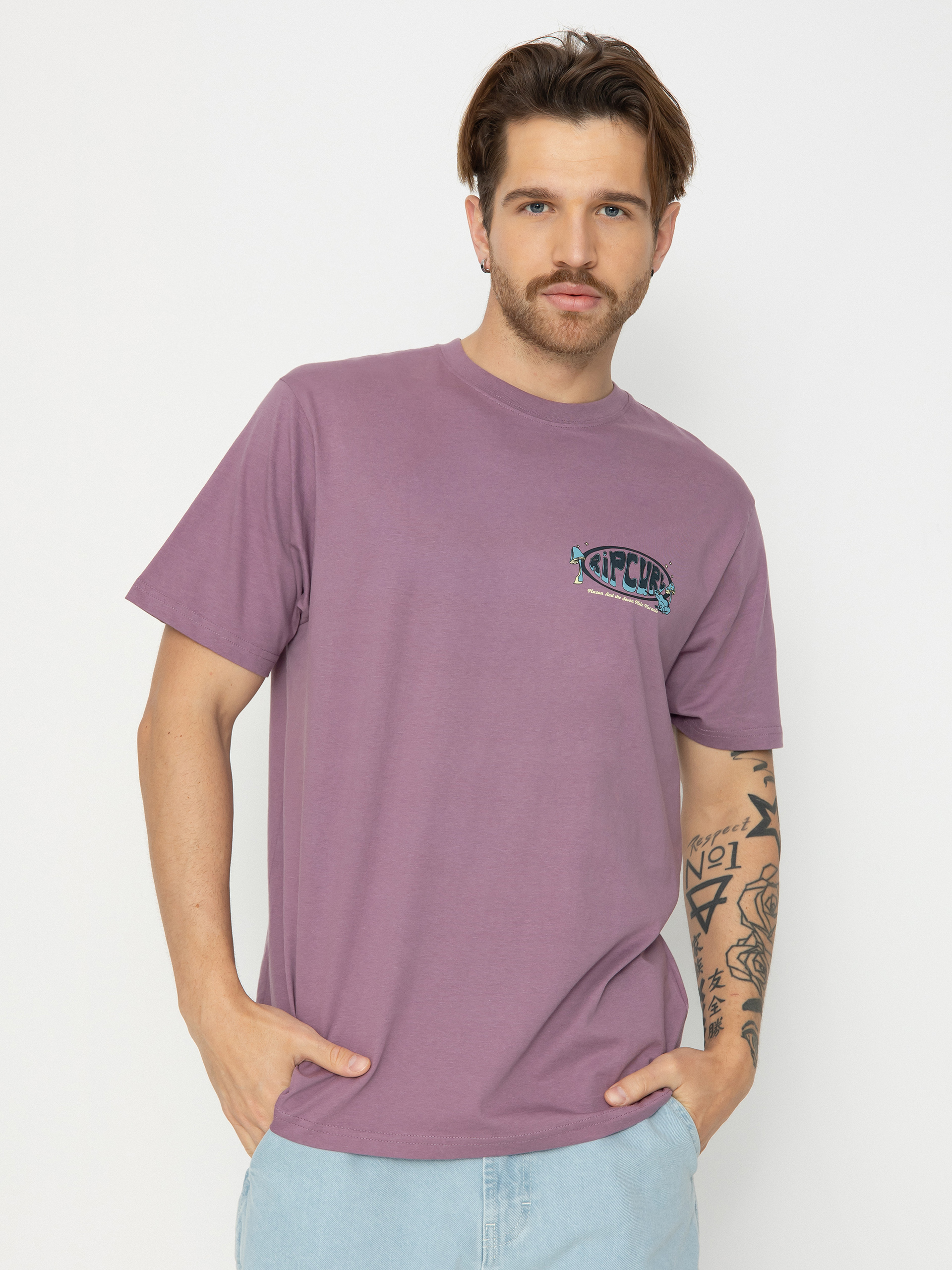 T-shirt Rip Curl Mason Pipeliner (dusty purple)