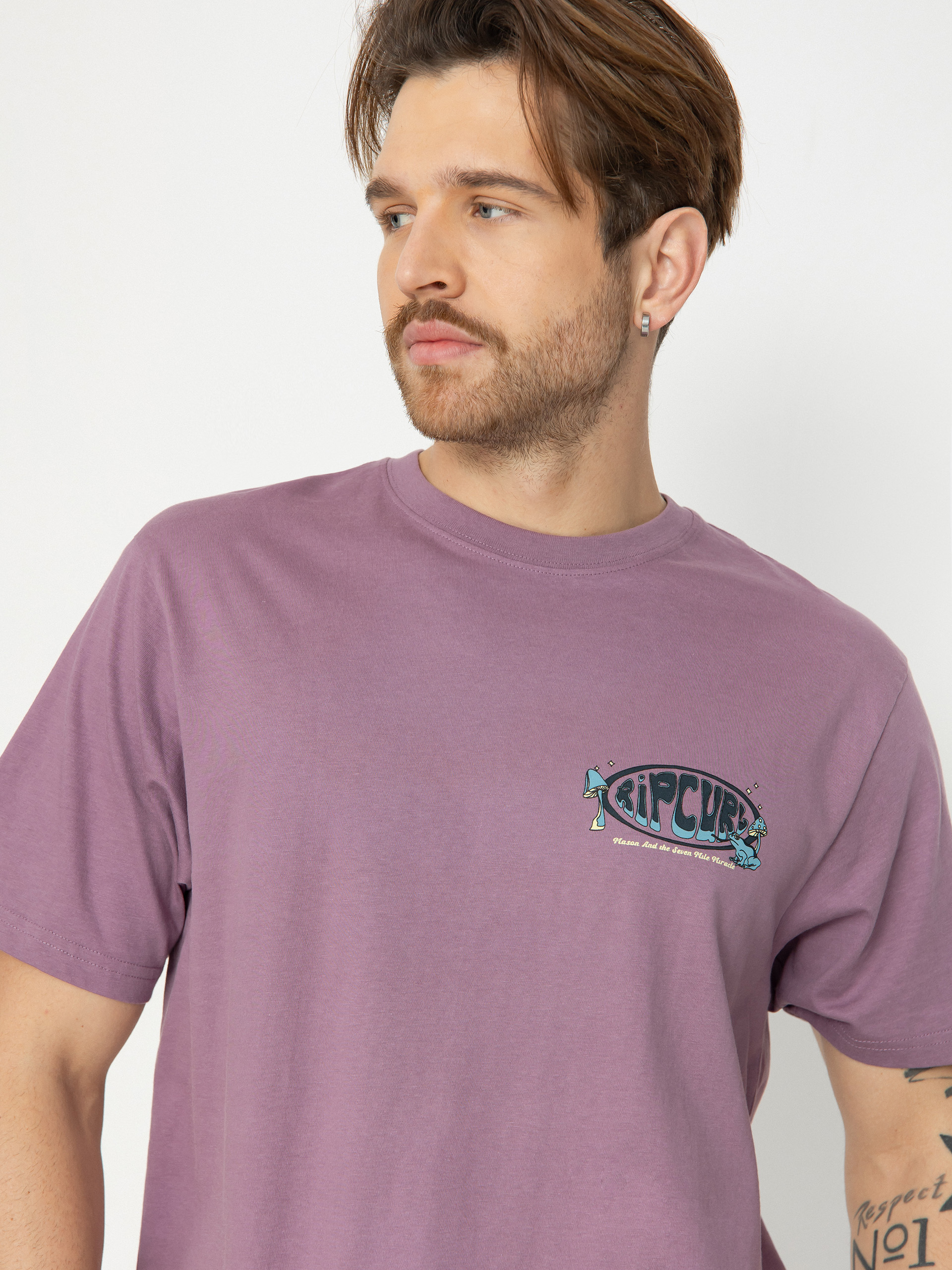 T-shirt Rip Curl Mason Pipeliner (dusty purple)