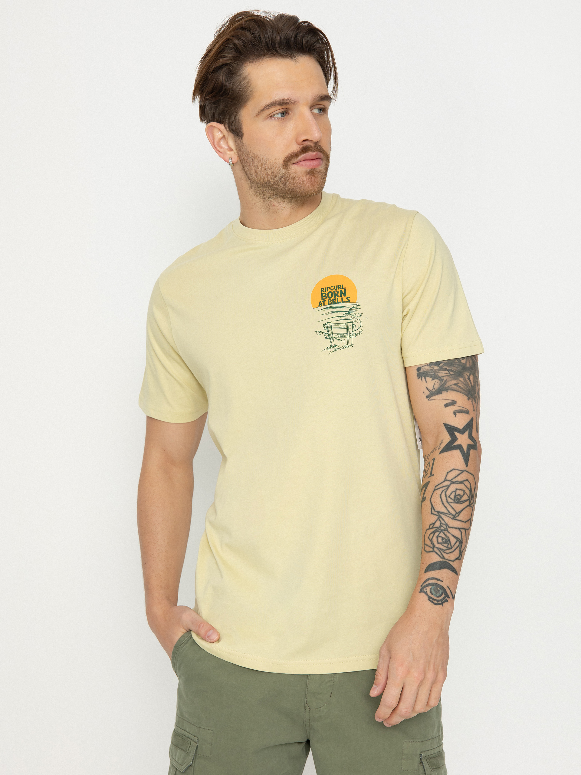 T-shirt Rip Curl Keep On Trucking (vintage yellow)