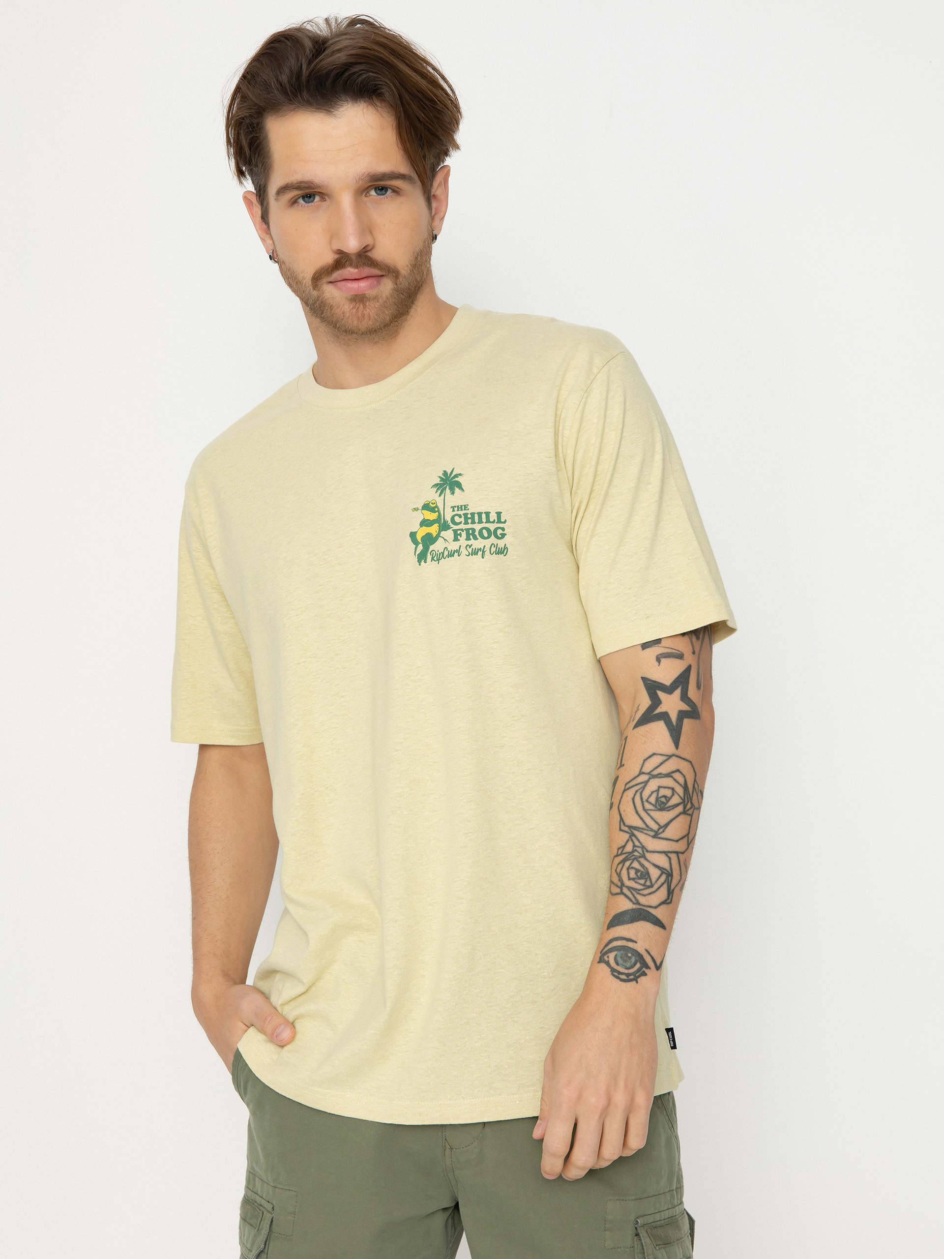 T-shirt Rip Curl Shaper Avenue (vintage yellow)