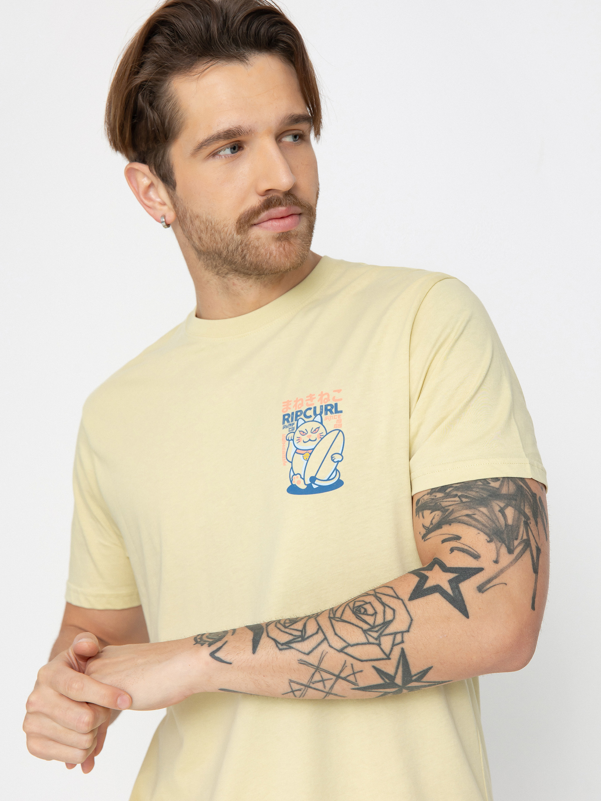 T-shirt Rip Curl Desti Animals (vintage yellow)