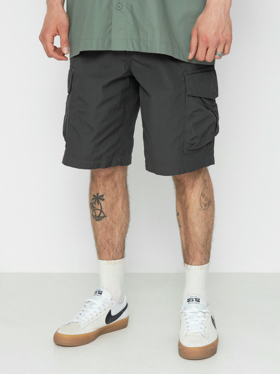 Szorty Volcom Grande Barracks Cargo 22 (asphalt black)