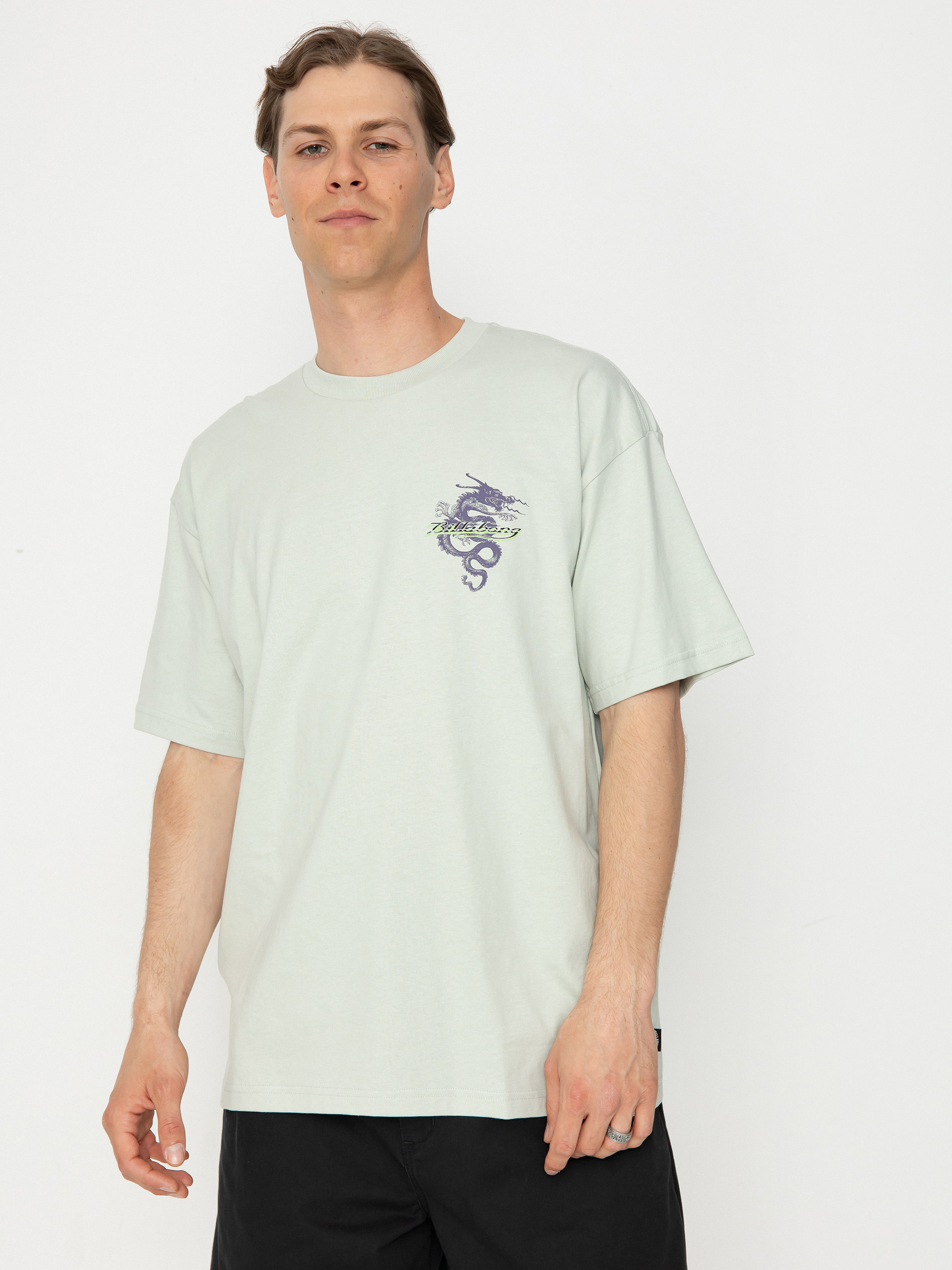 T-shirt Billabong Enter The Dragon Og (grey mist)