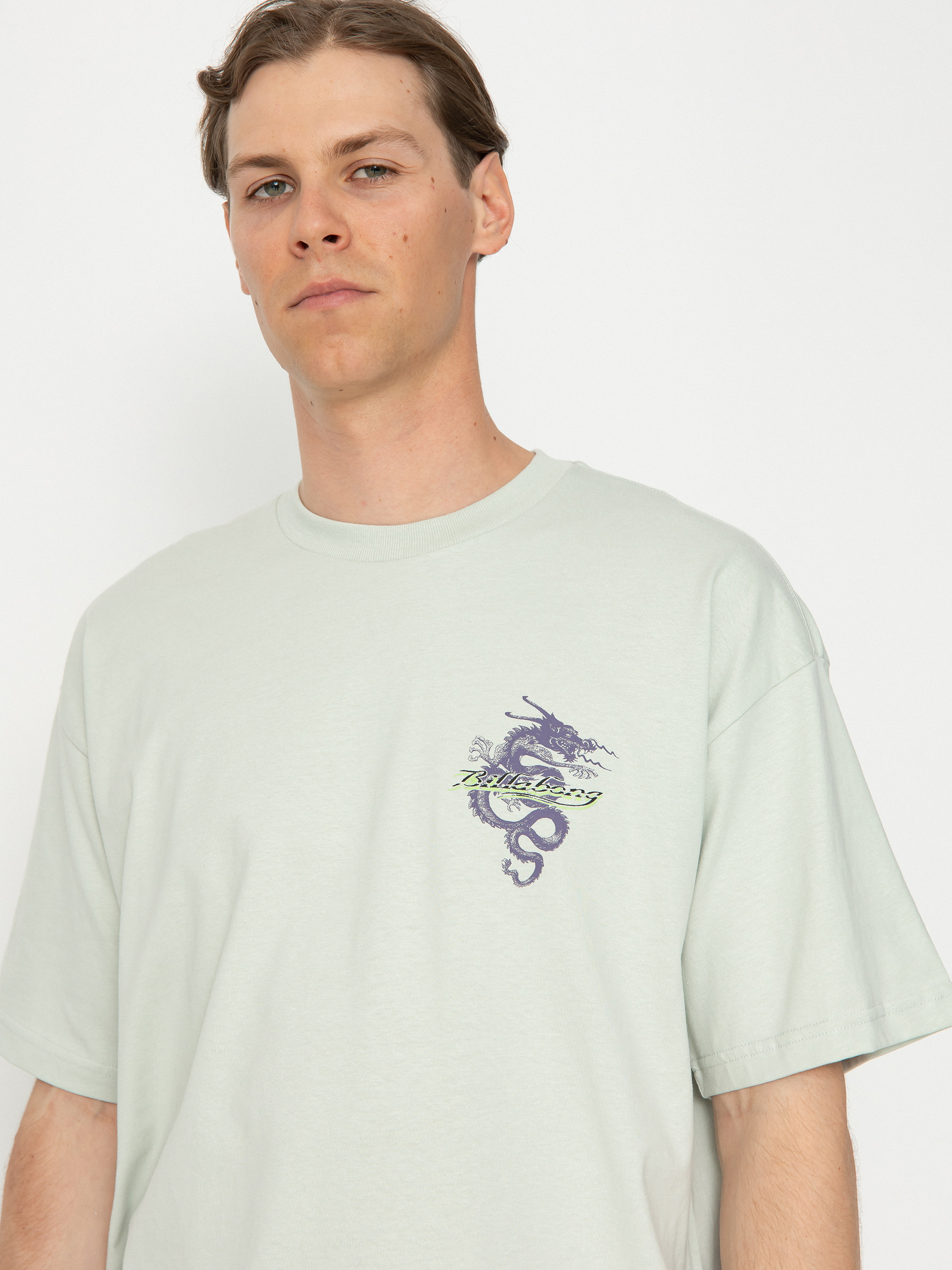 T-shirt Billabong Enter The Dragon Og (grey mist)
