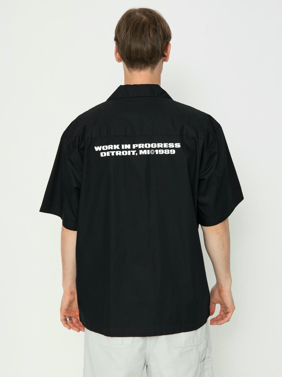 Koszula Carhartt WIP Link Script (black/white)