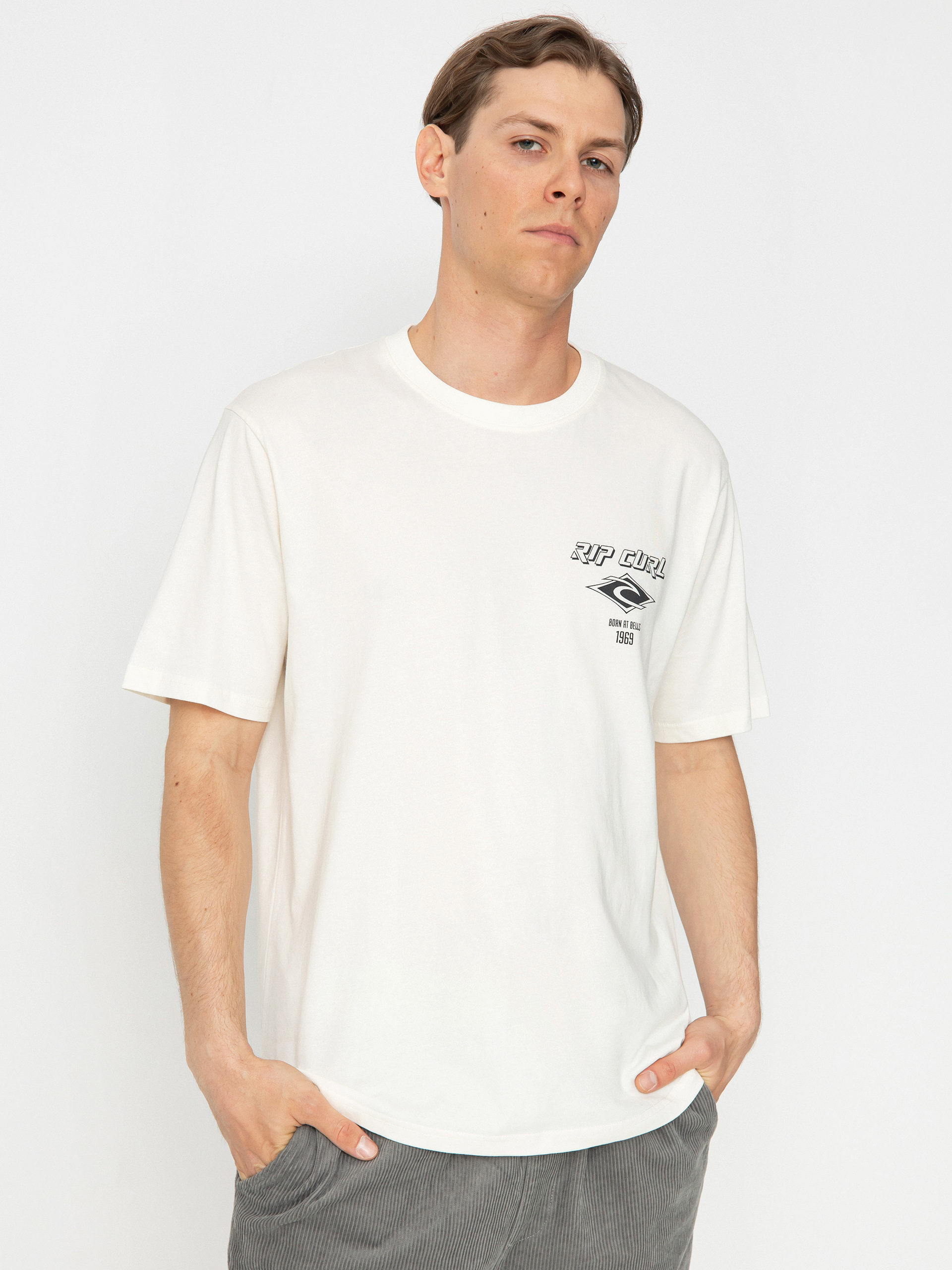 T-shirt Rip Curl Fade Out Icon (bone)
