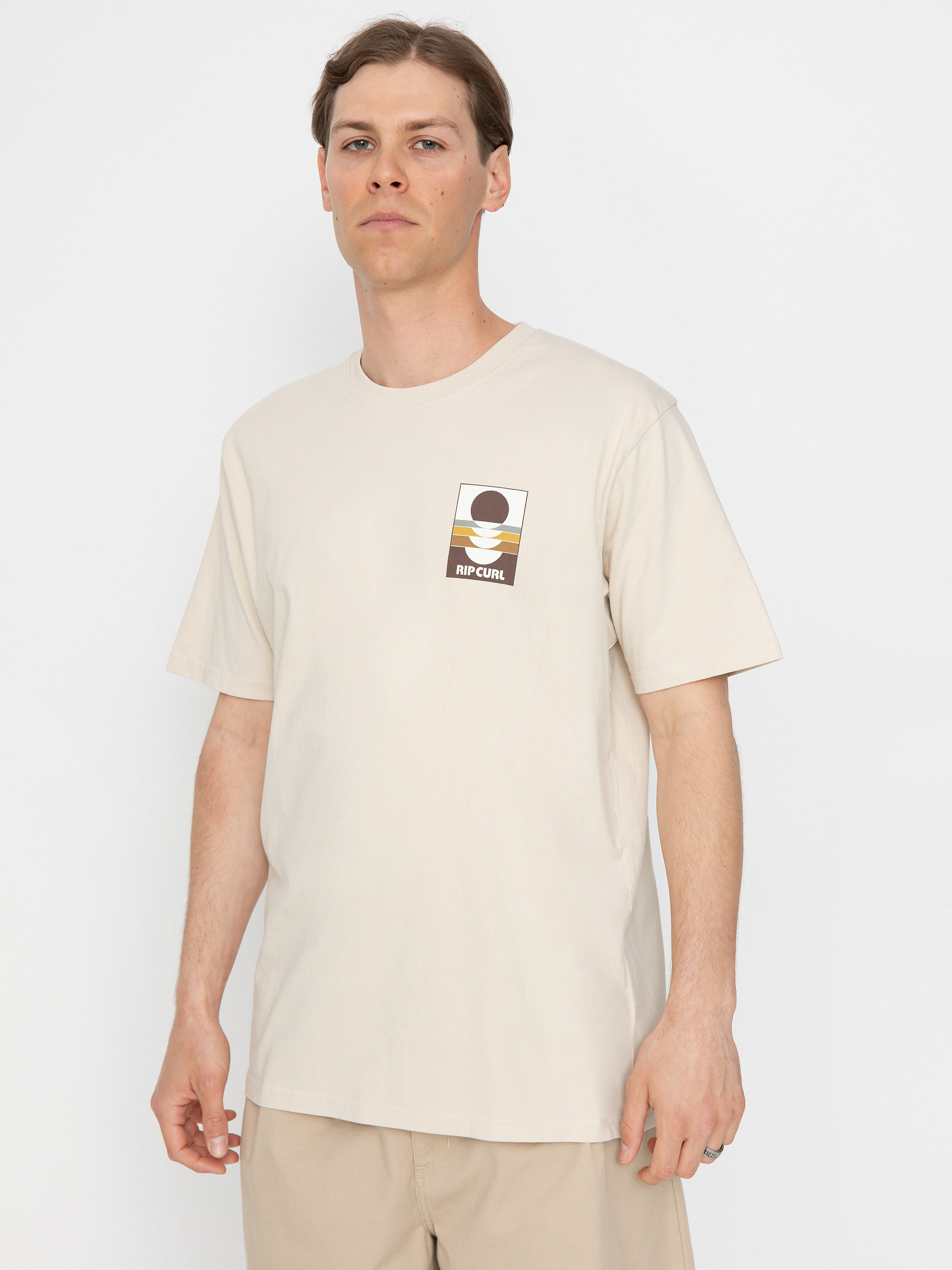 T-shirt Rip Curl Surf Revivial Peaking (vintage white)