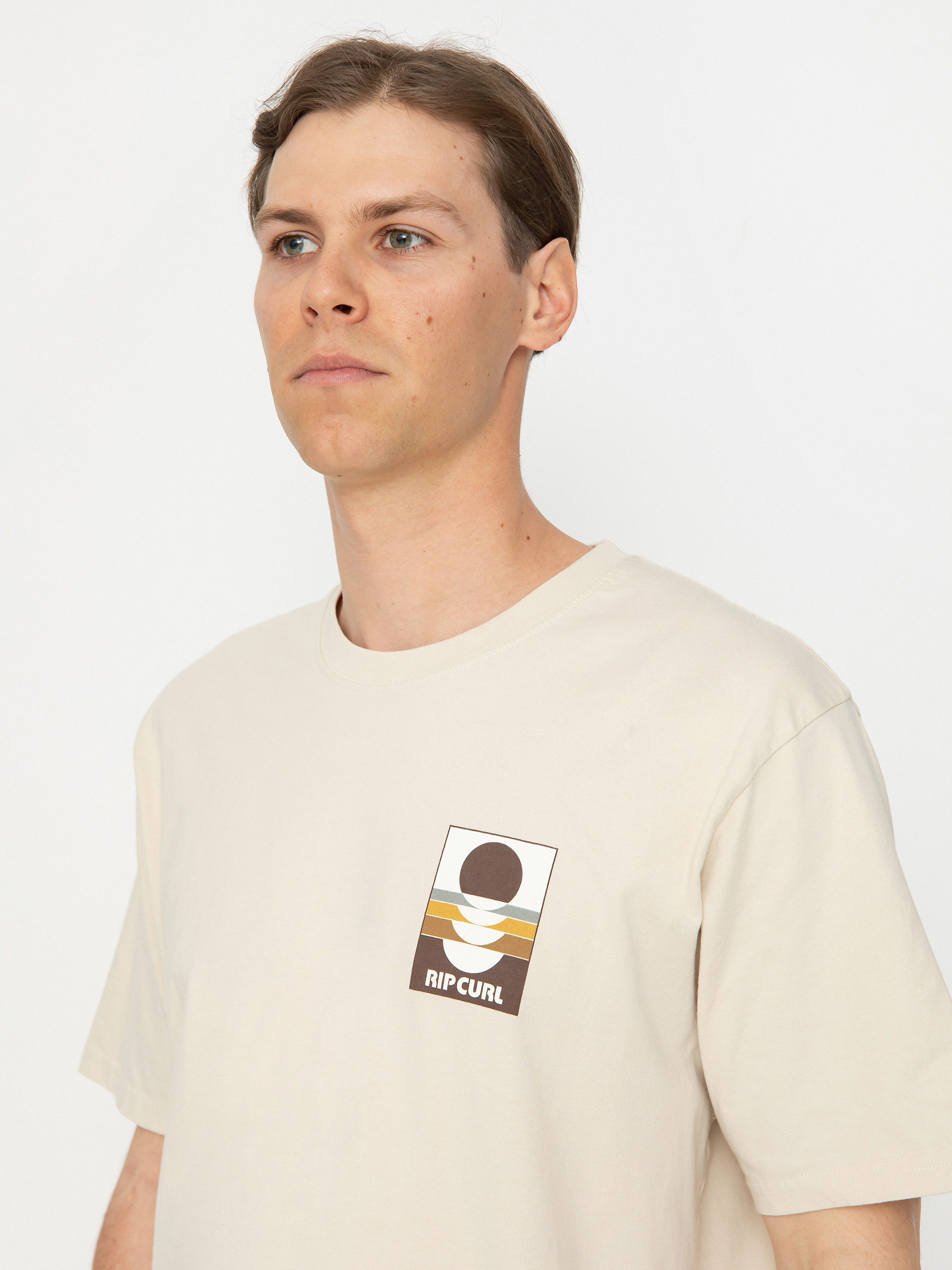 T-shirt Rip Curl Surf Revivial Peaking (vintage white)