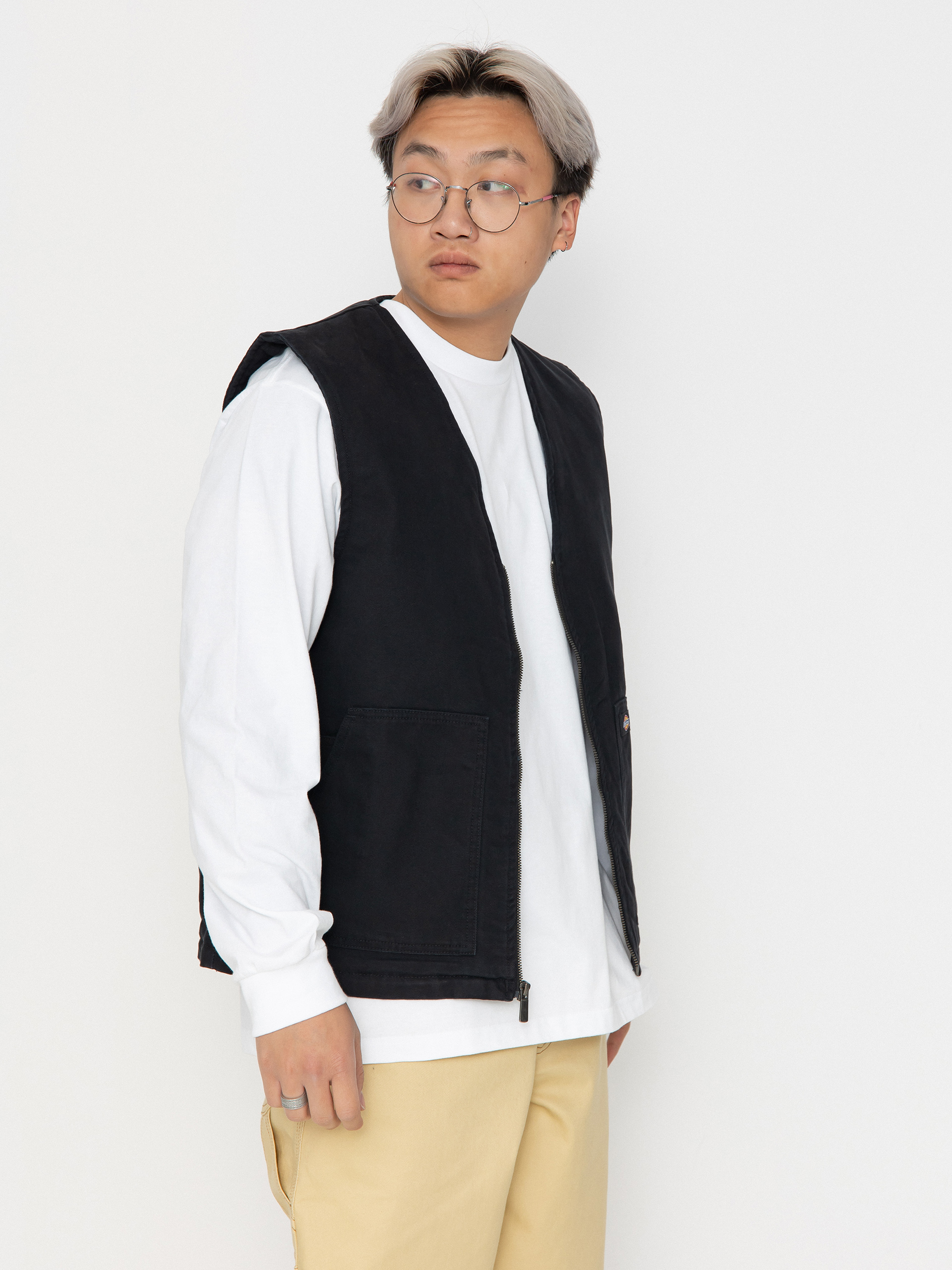 Kamizelka Dickies Duck Canvas (stone washed black)