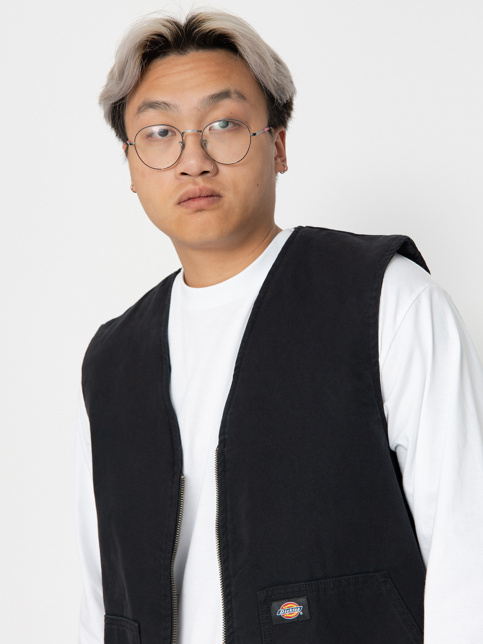 Kamizelka Dickies Duck Canvas (stone washed black)