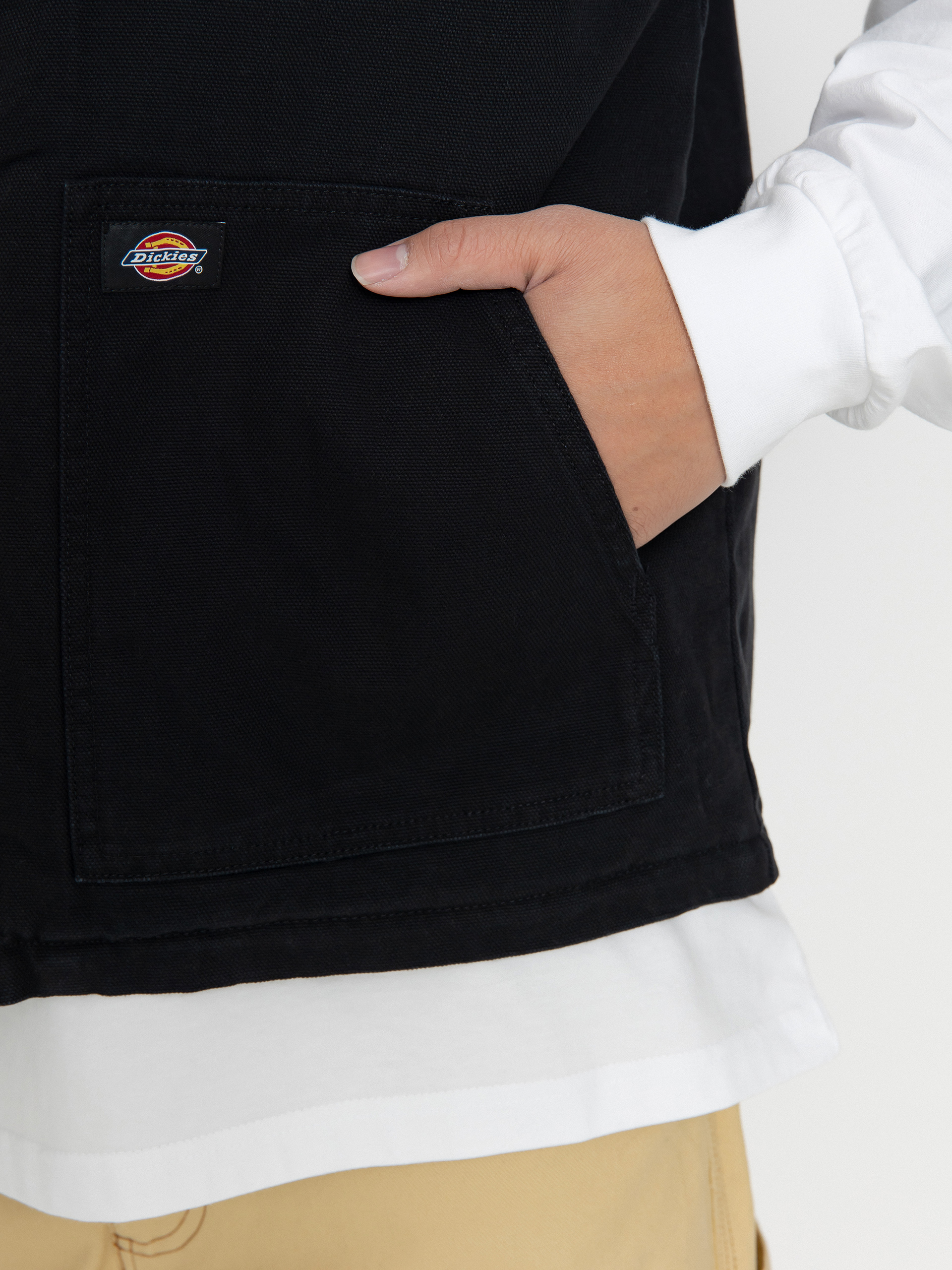 Kamizelka Dickies Duck Canvas (stone washed black)