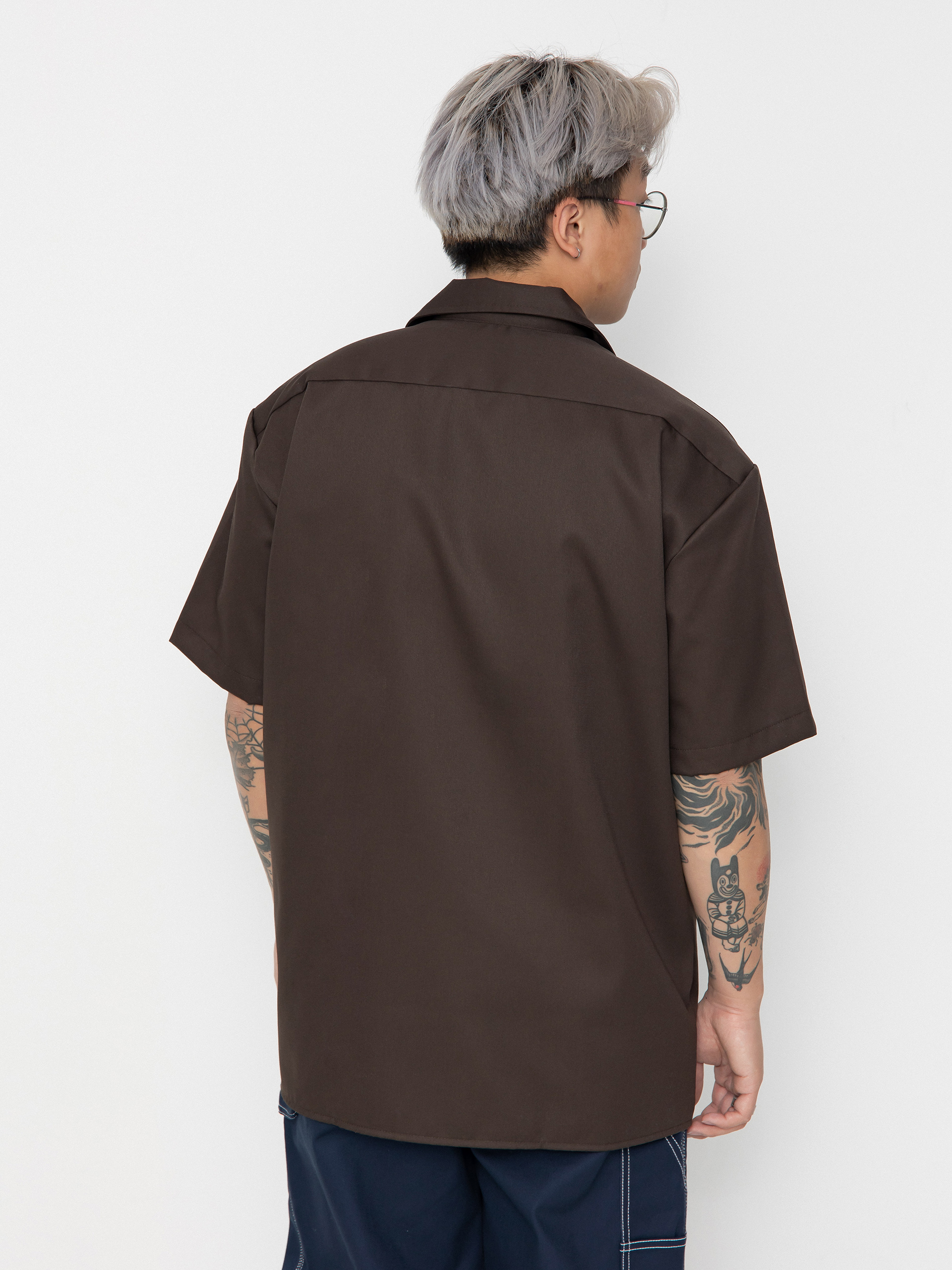 Koszula Dickies Work Shirt (dark brown)