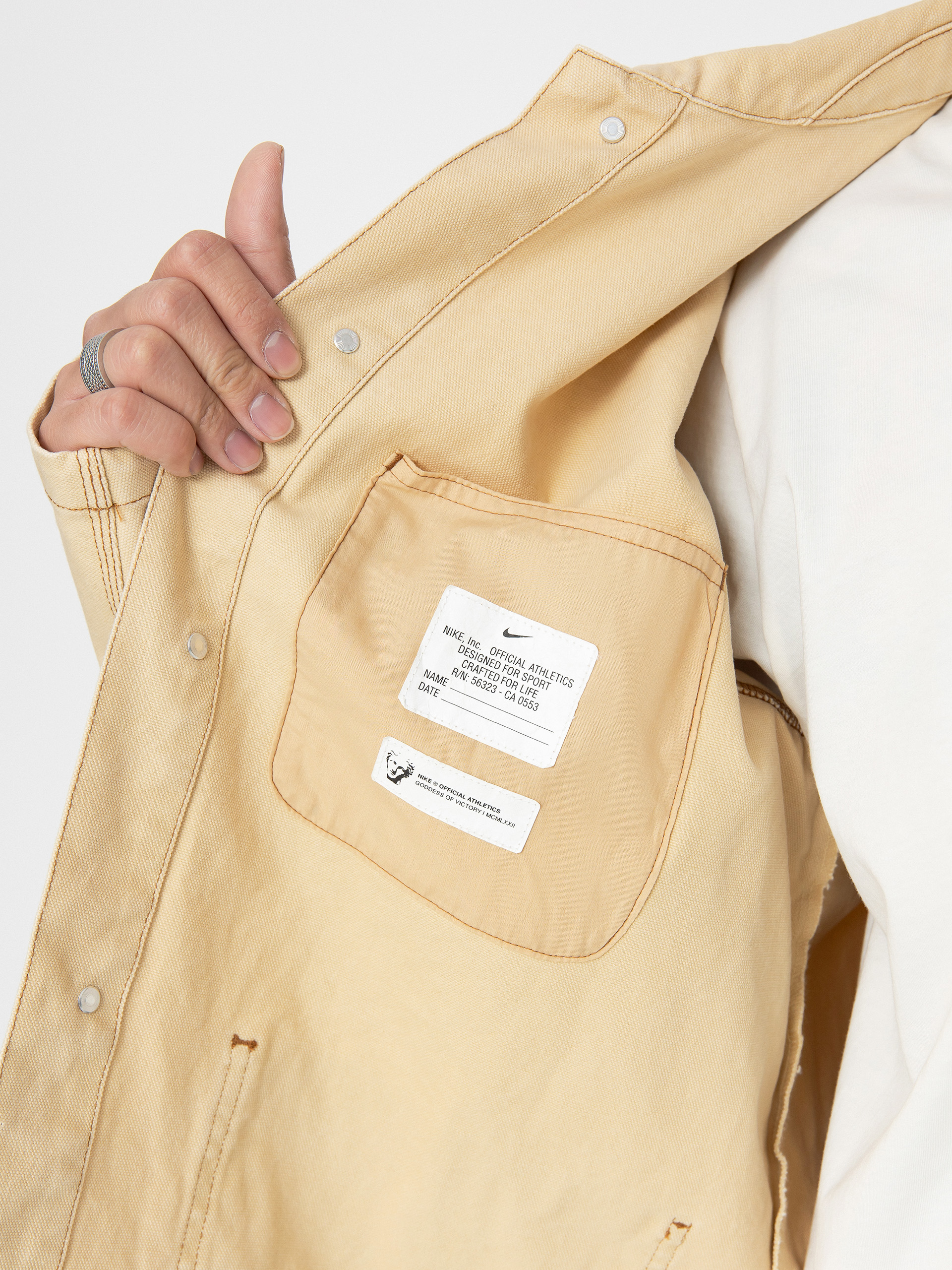 Kurtka Nike SB Nike Life (sesame/sesame)