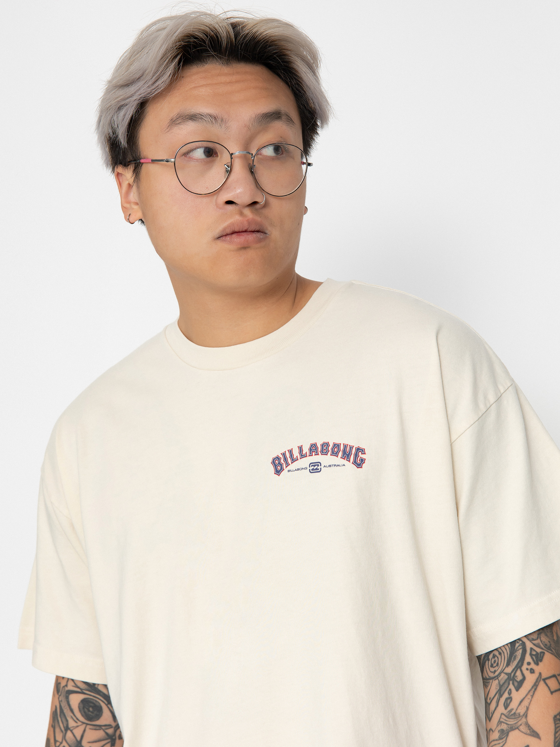 T-shirt Billabong Arch Wave Og (off white)