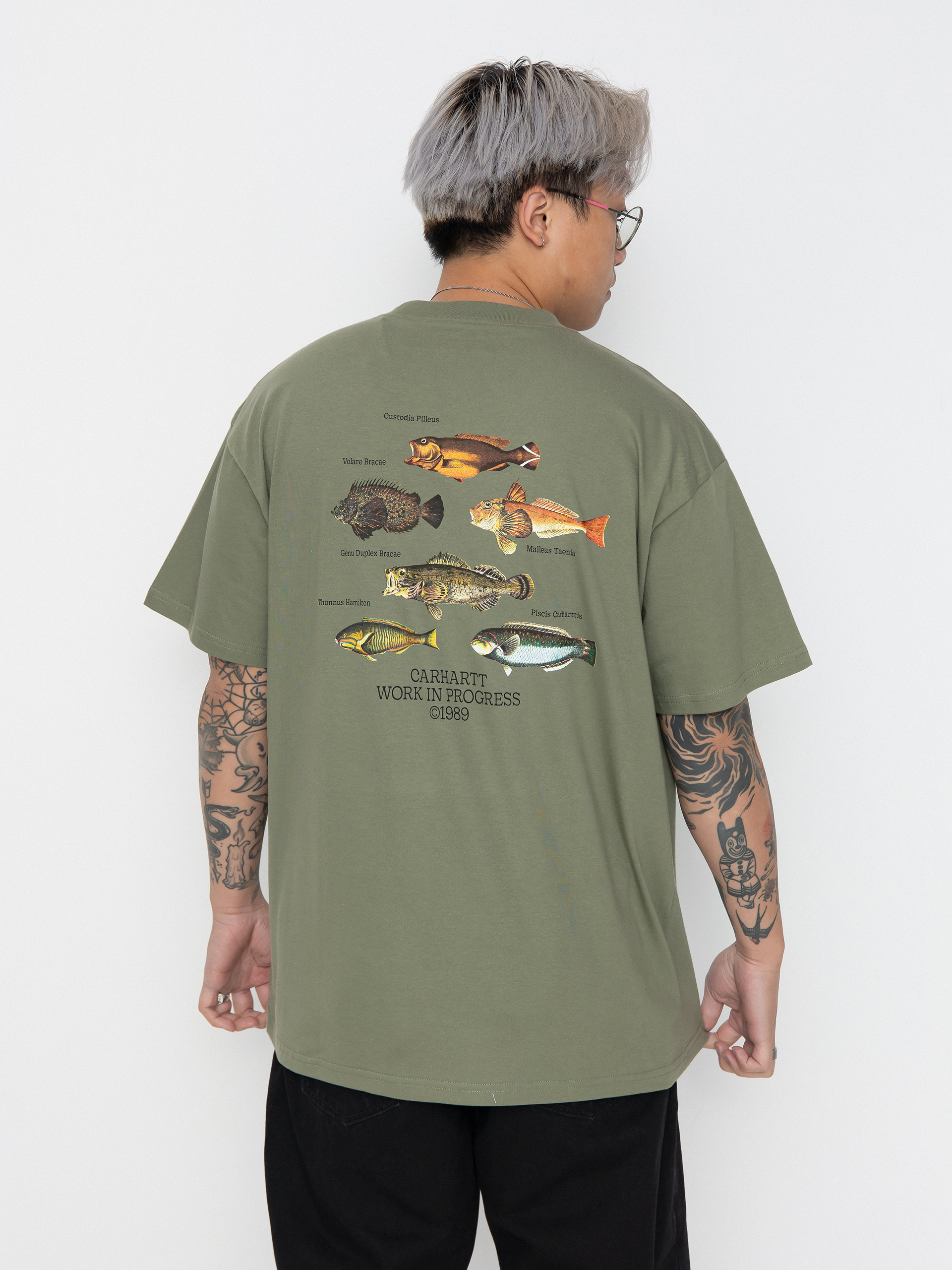 T-shirt Carhartt WIP Fish (dollar green)
