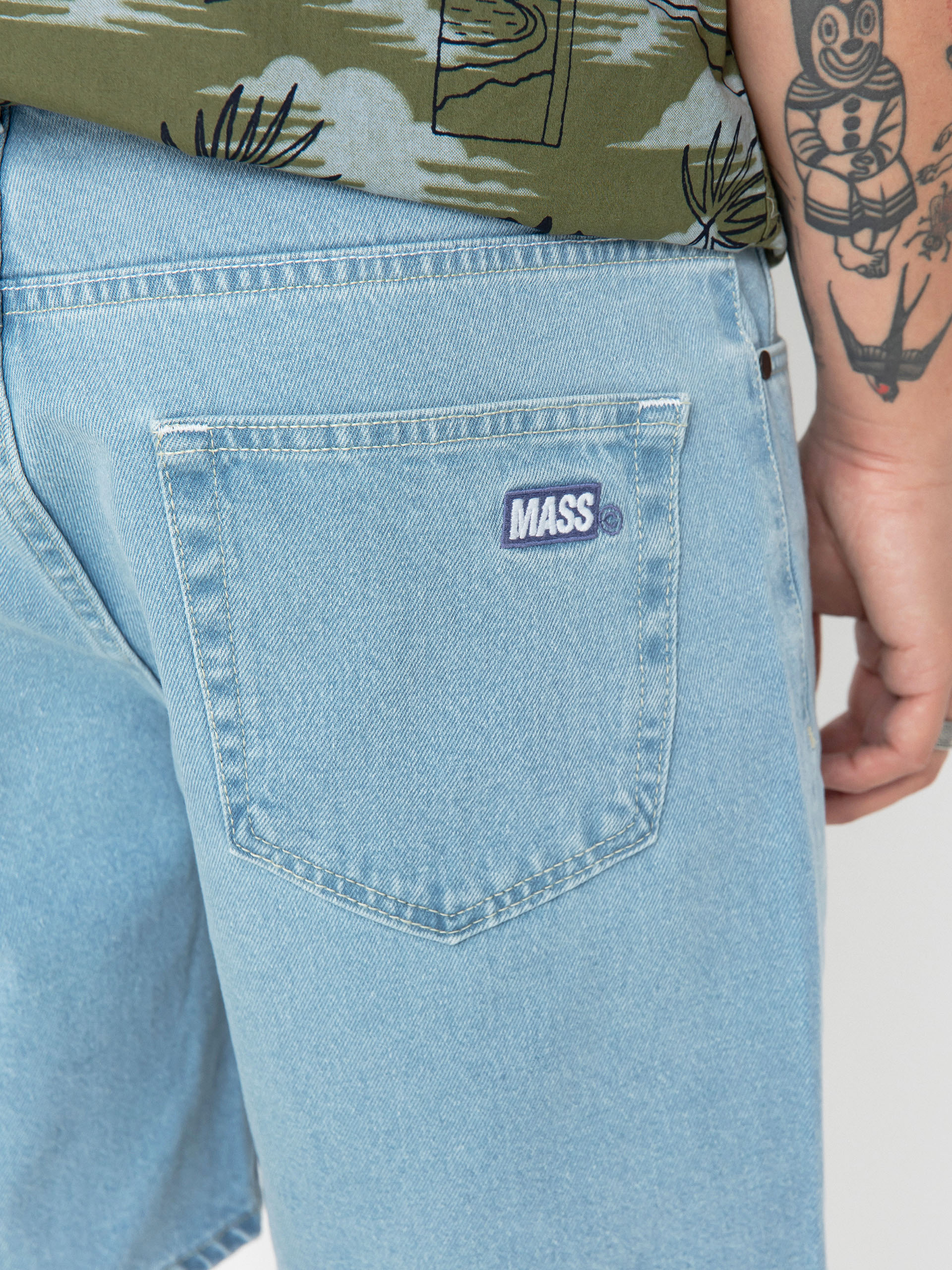 Szorty MassDnm Jeans Box (light blue)