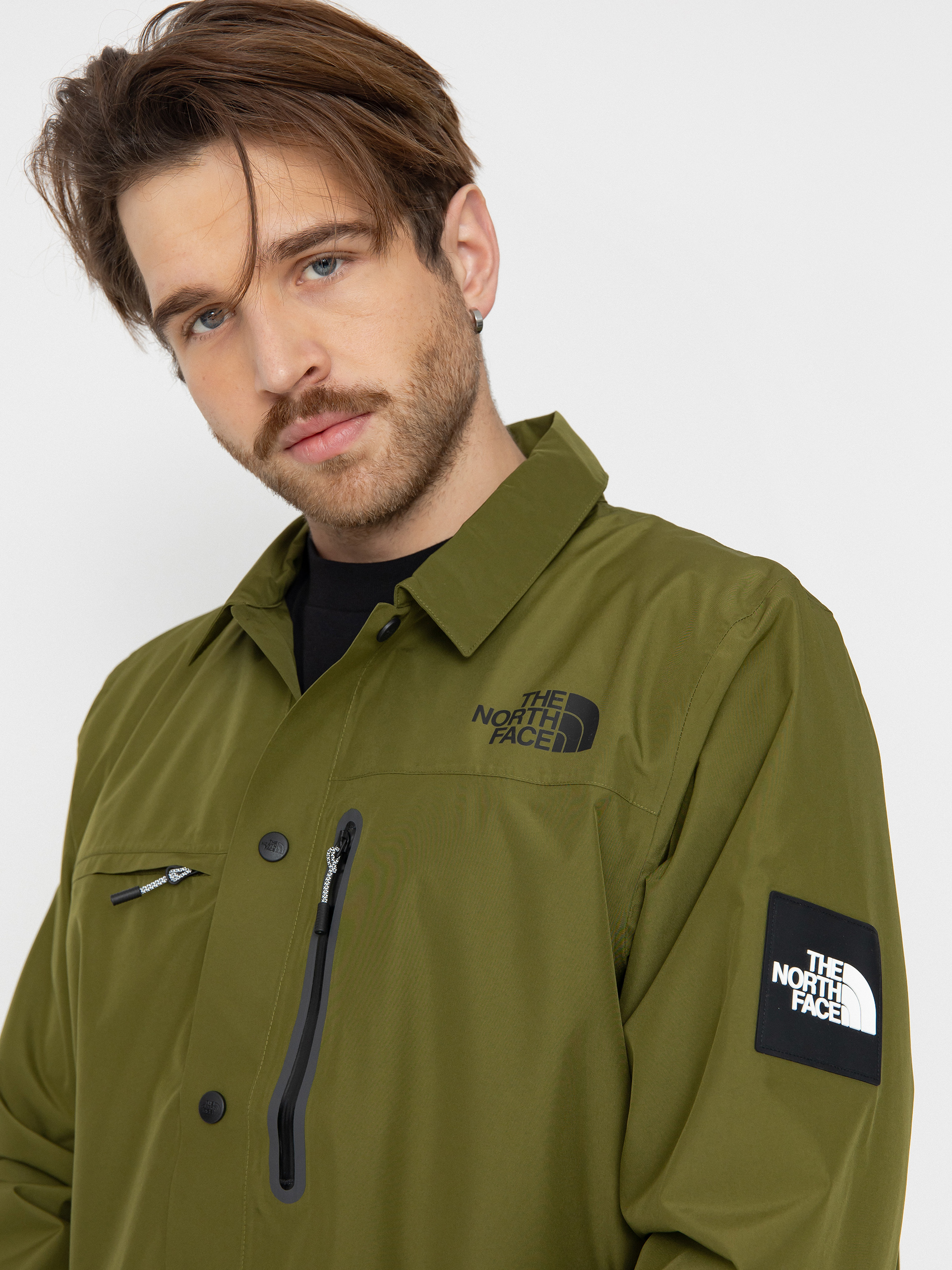 Kurtka The North Face Amos Tech Overshirt (forest olive)