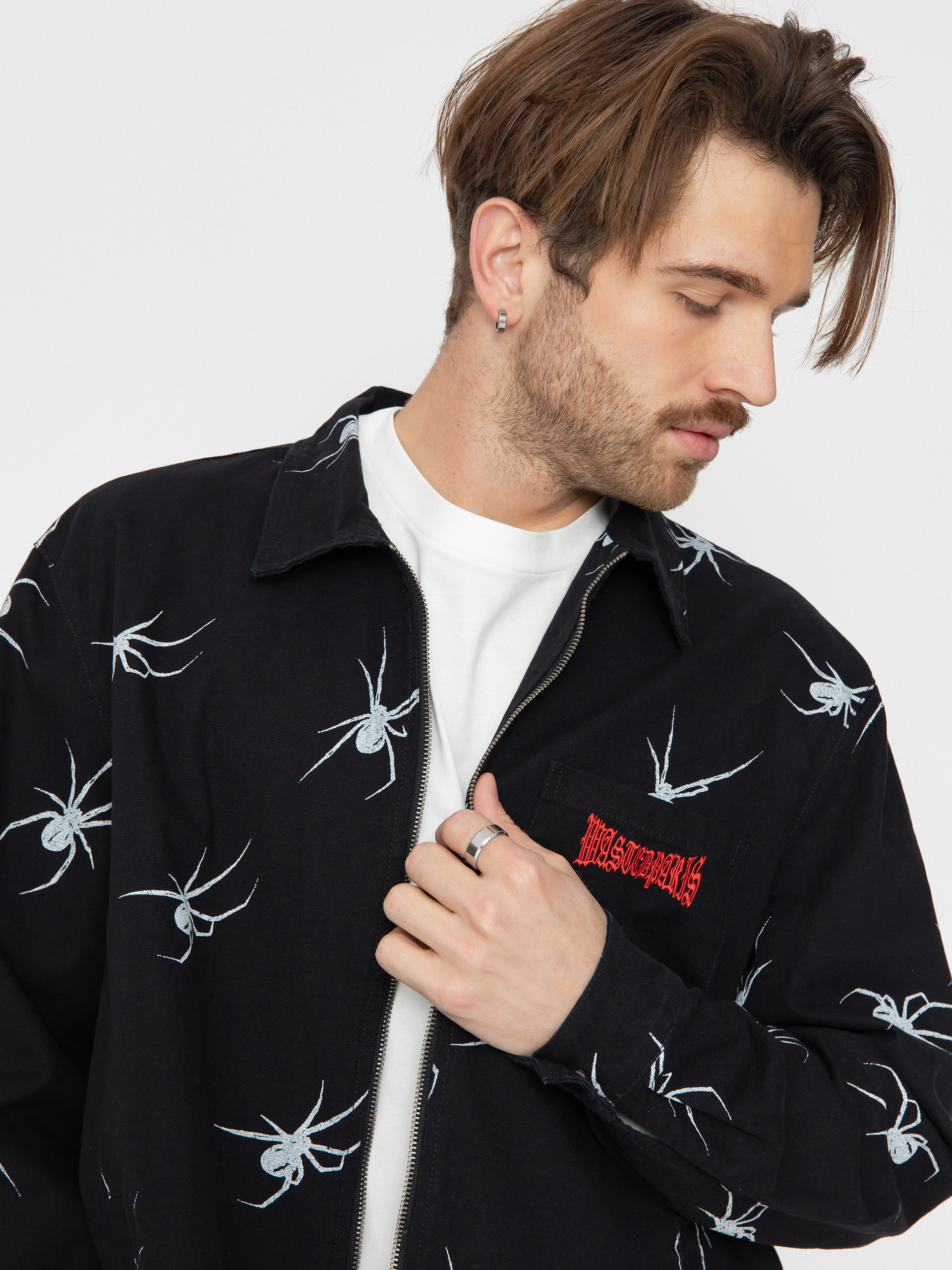 Kurtka Wasted Paris Over Shirt Zip Sick (black)