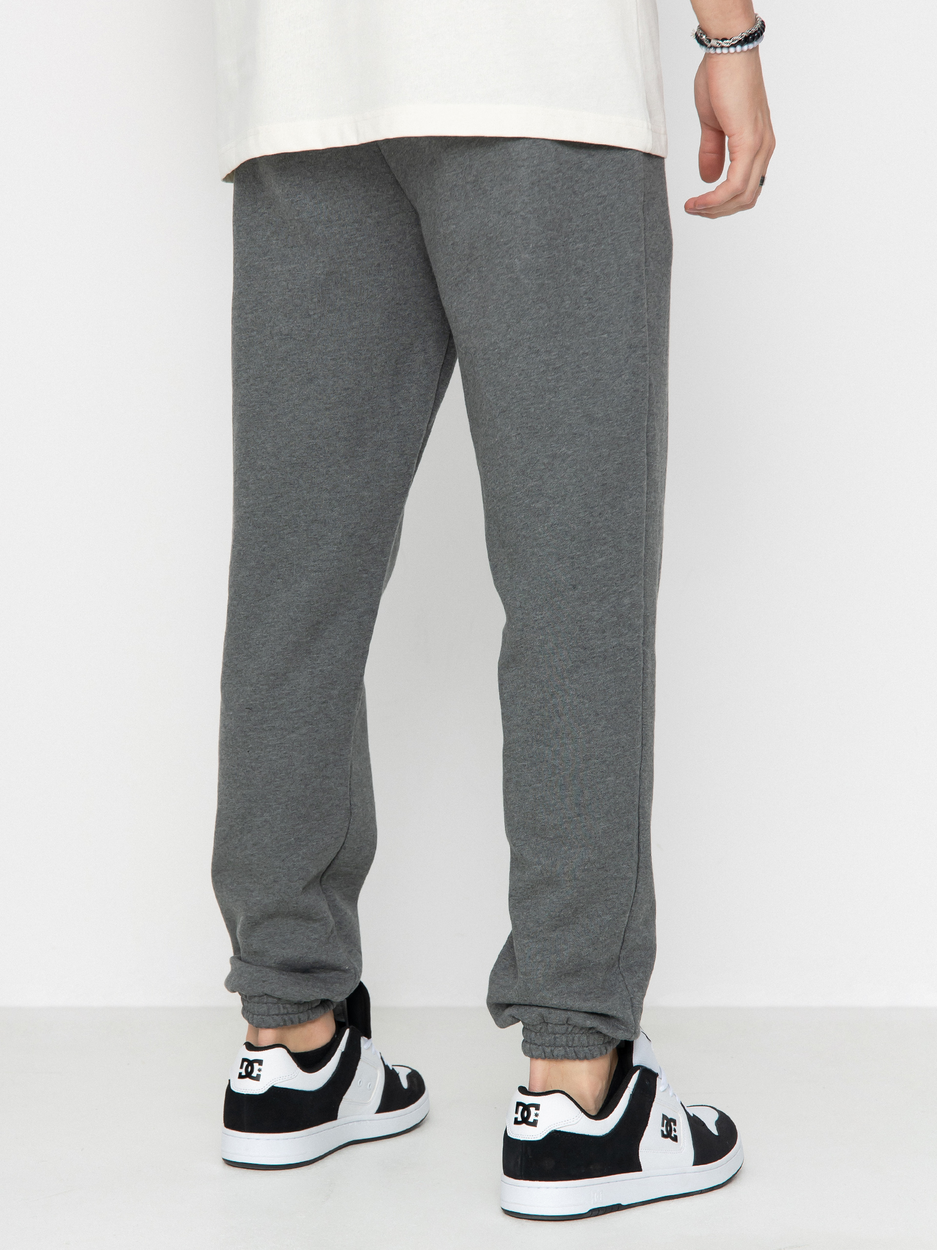 Spodnie MassDnm Signature Patch (dk heather grey)