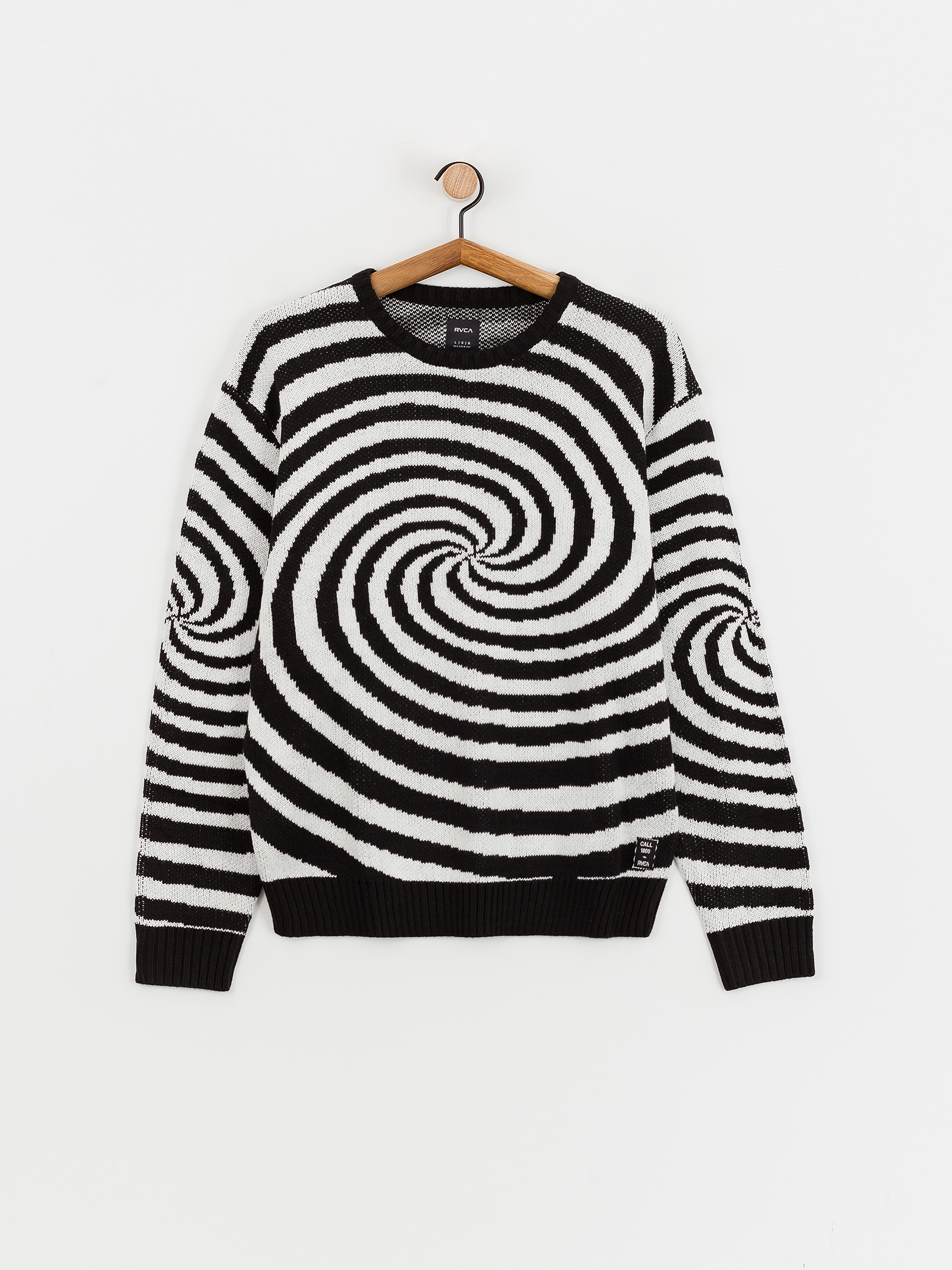 Bluza RVCA Spiral Crew Knit (cloud)