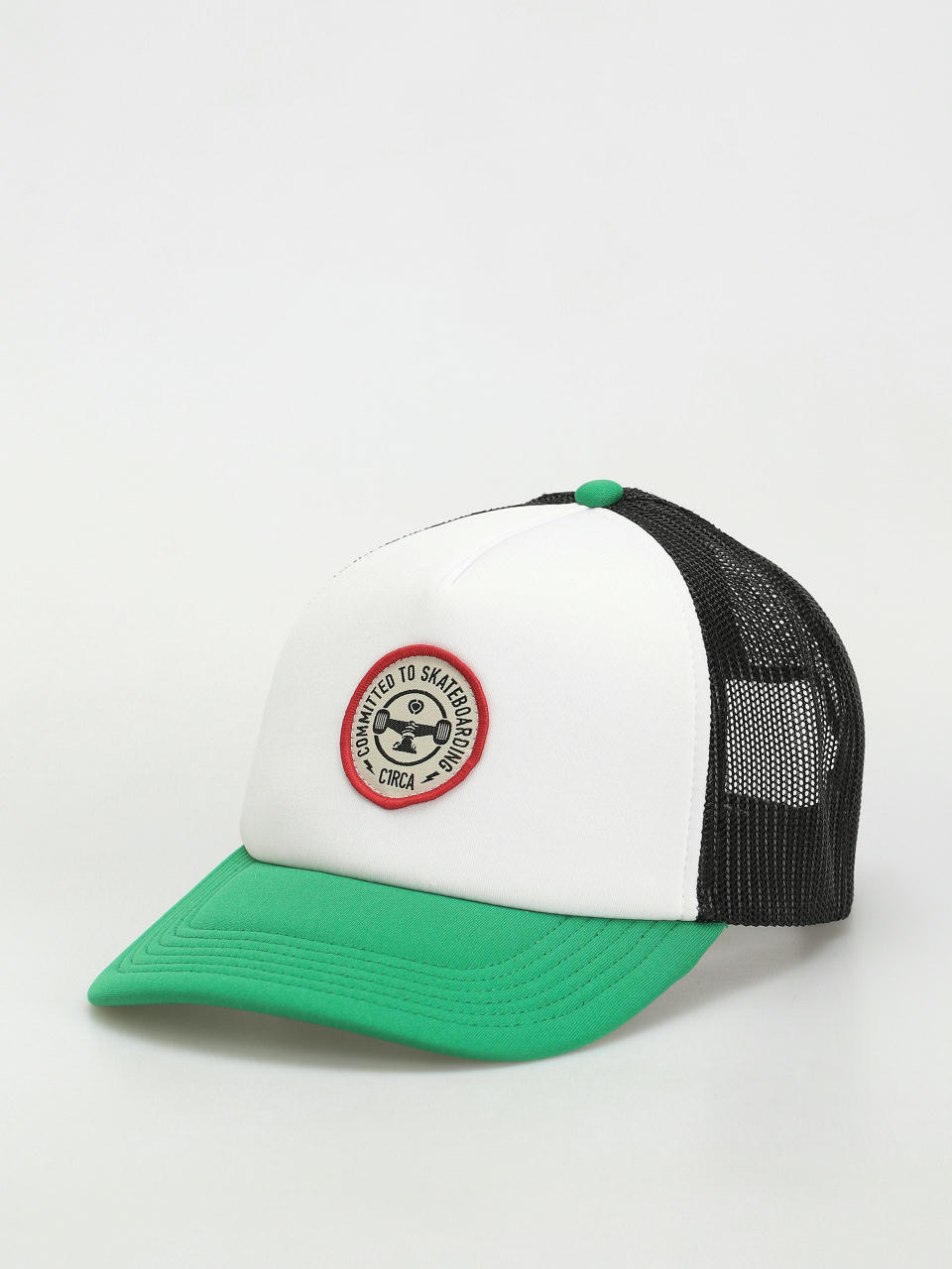 Czapka z daszkiem Circa C1Rcle Trucker Cap (white/green)