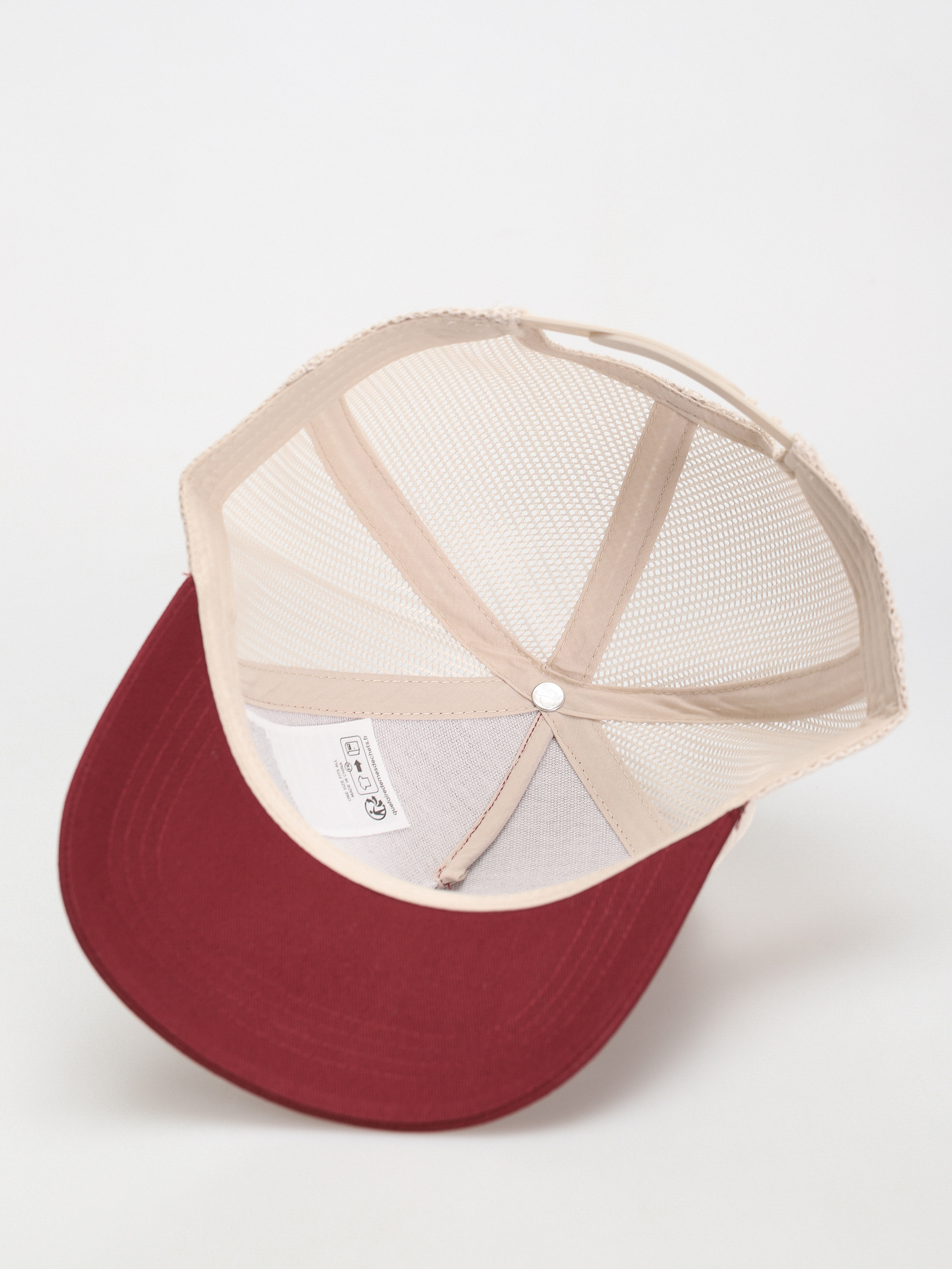 Czapka z daszkiem Circa Premium Rapper Cap (burgundy/stone)
