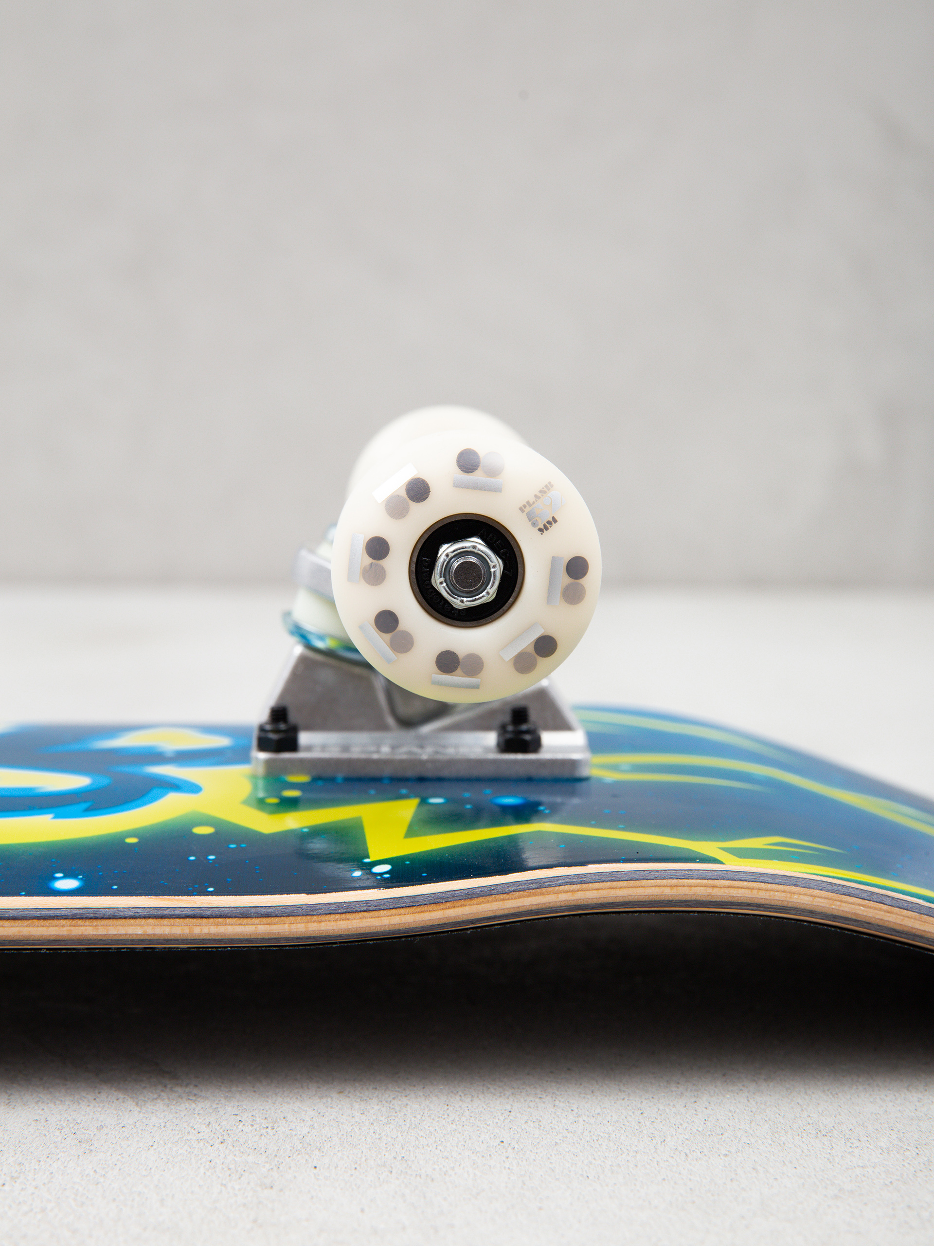 Deskorolka Plan B Weird Science (teal/yellow)