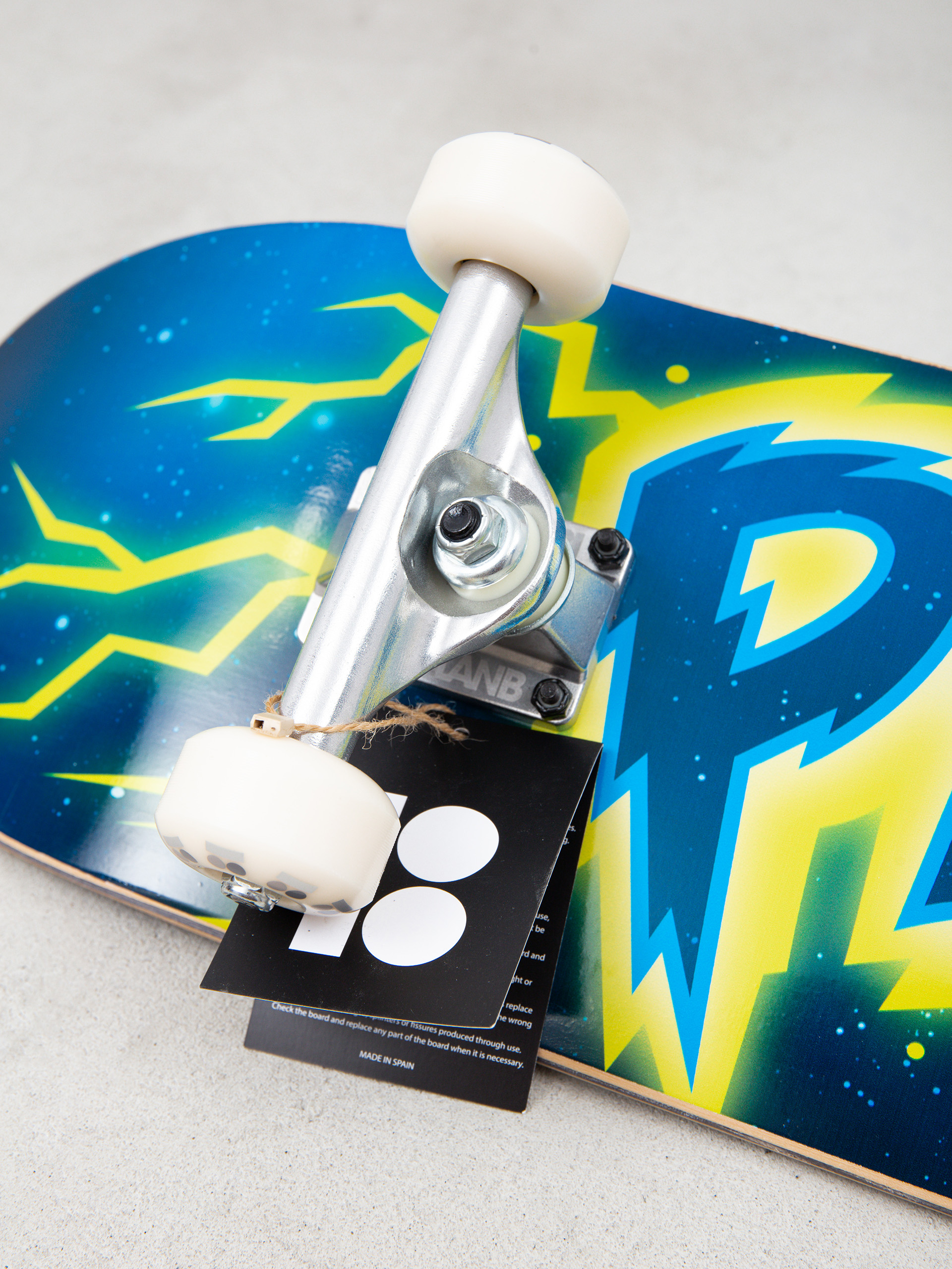 Deskorolka Plan B Weird Science (teal/yellow)