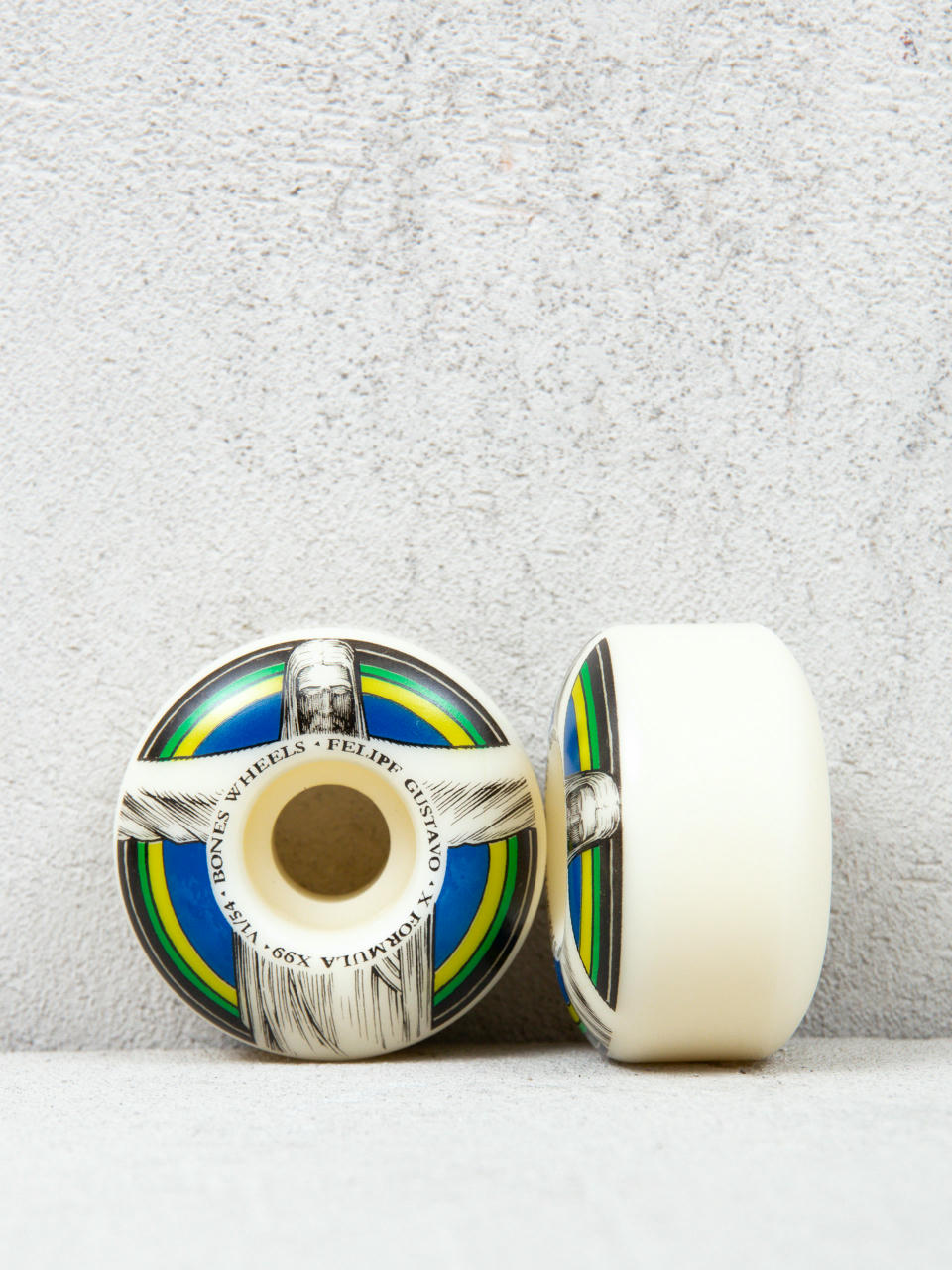 Kółka Bones X Formula Gustavo Redeemer V1 Standard 99A (white/multi)