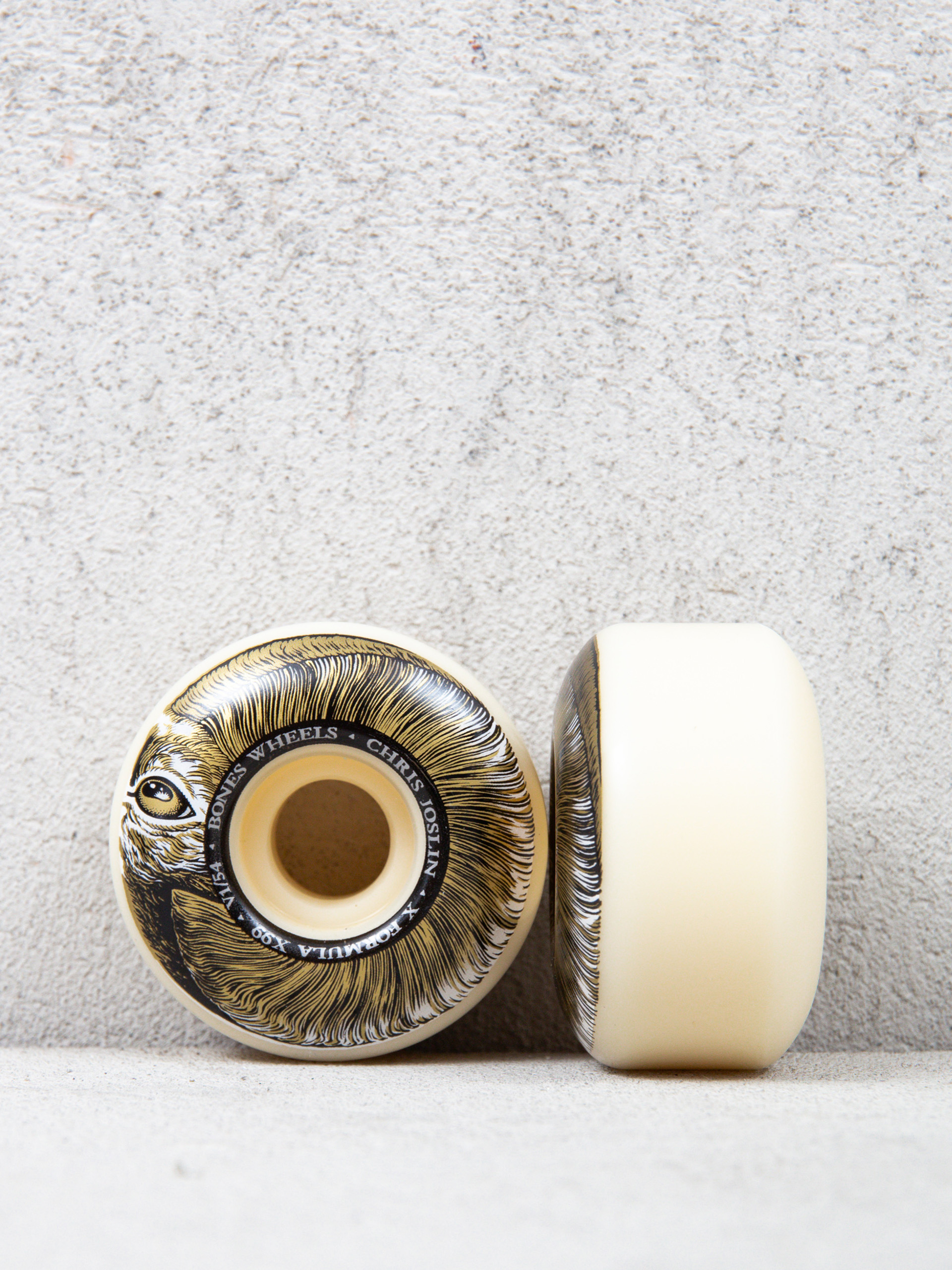 Kółka Bones X Formula Joslin Rampage V1 Standard 99A (white/gold/black)