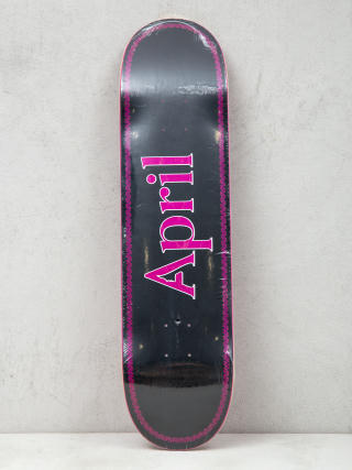 Deck April Skateboards Logo (pink/black)